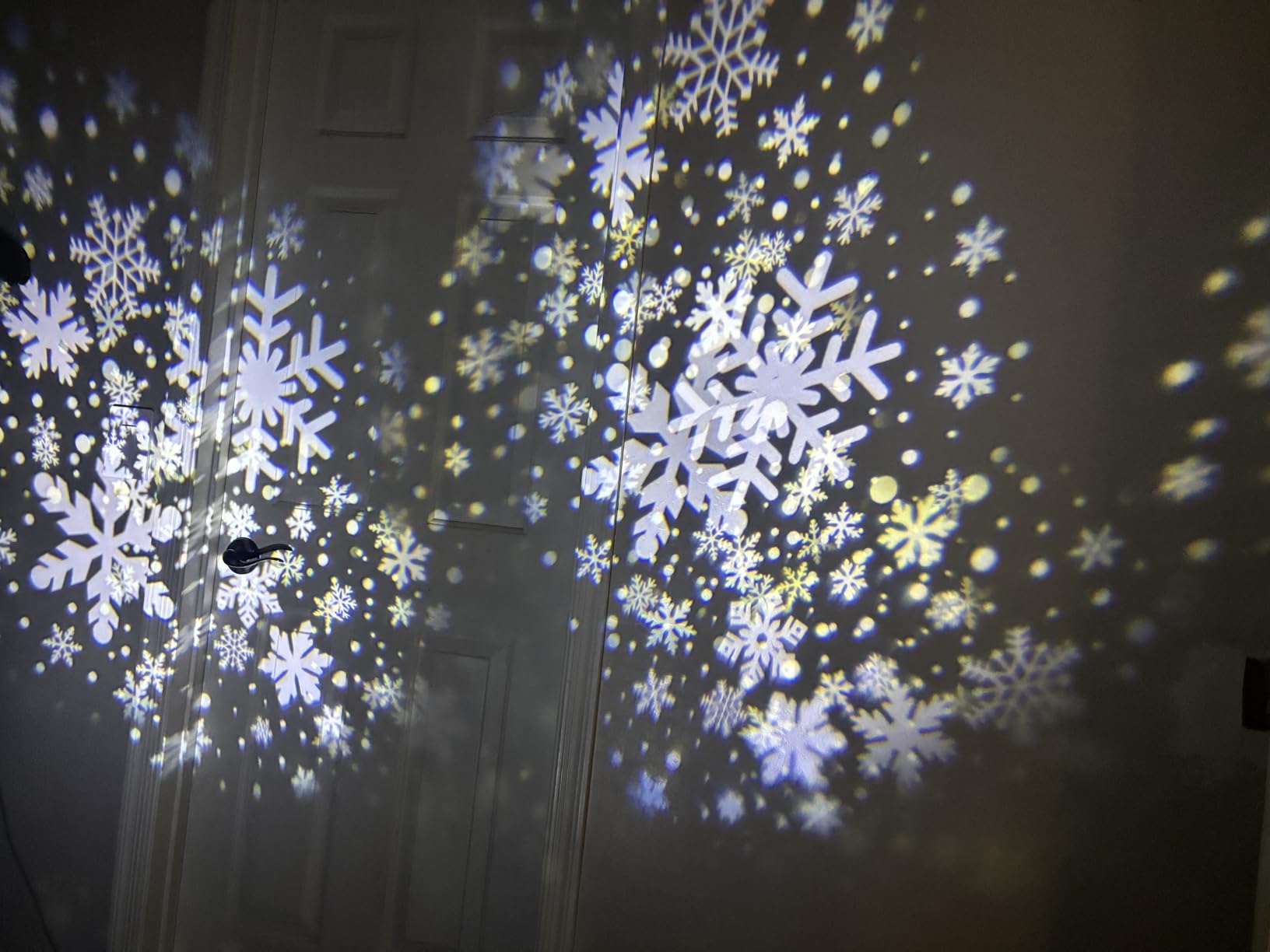 Christmas Projector Lights Outdoor, Dual Head Snowflake Projector Lights customer photo 1
