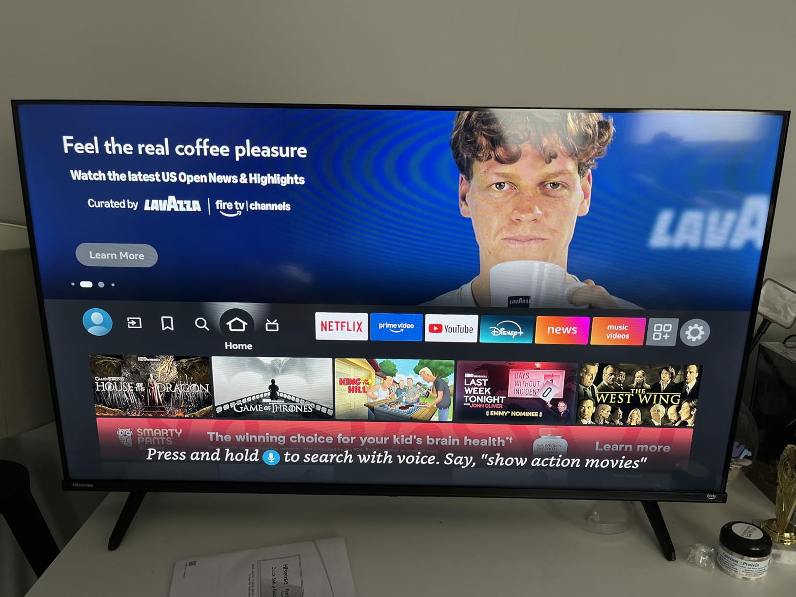 Hisense 40-Inch Class QD4 Series Hi-QLED FHD Smart Fire TV (40QD4QF) - Quantum Dot Color, DTS Virtual: X, Alexa Built in, Slim Bezel Design customer photo 2