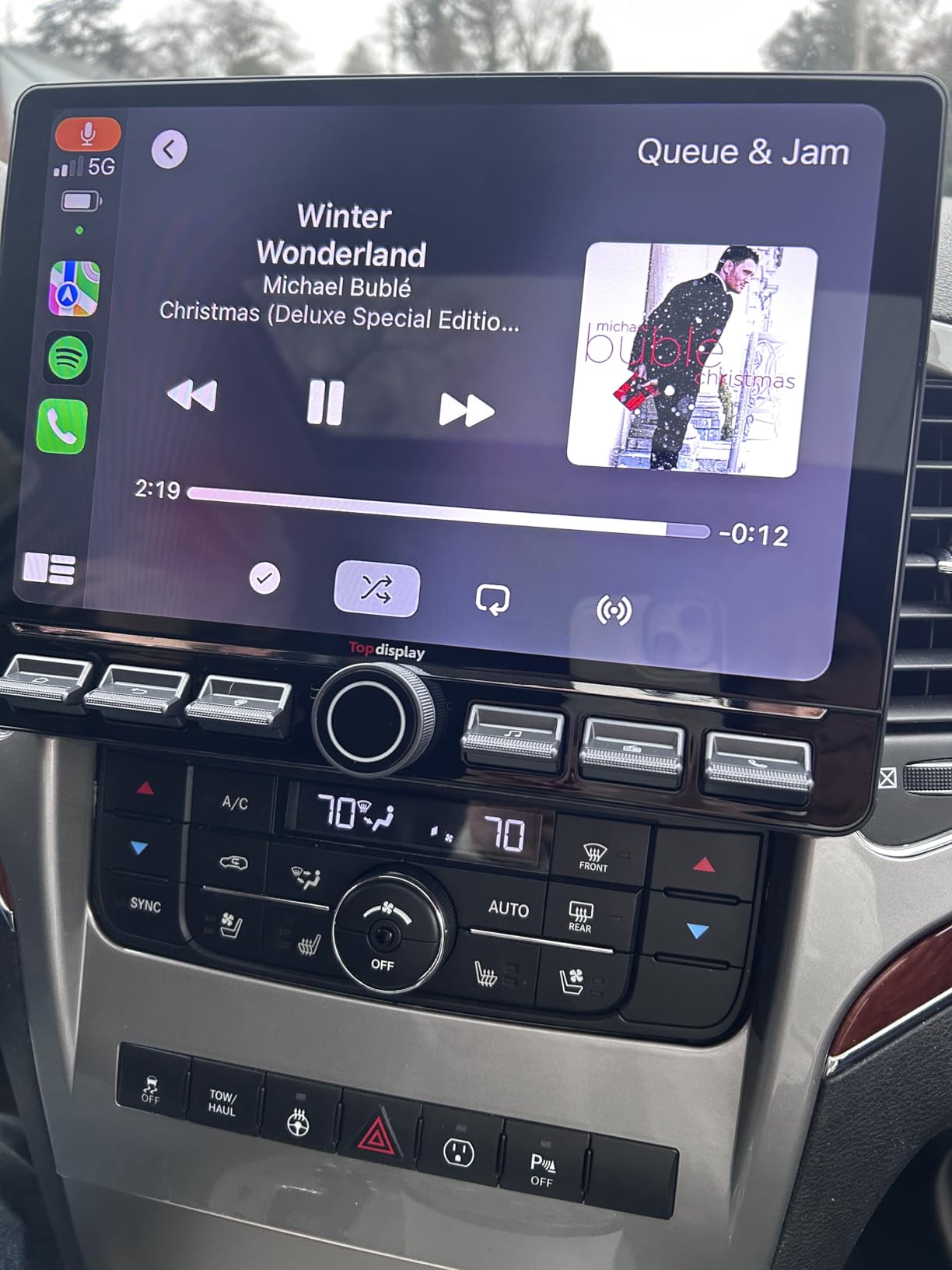 4G LTE QLED Radio for Jeep Grand Cherokee 2011 2012 2013 Upgrade,8-Core CPU Touch Screen Stereo,Wireless CarPlay & Android Auto,Support OEM SWC and Free Camera customer photo 2