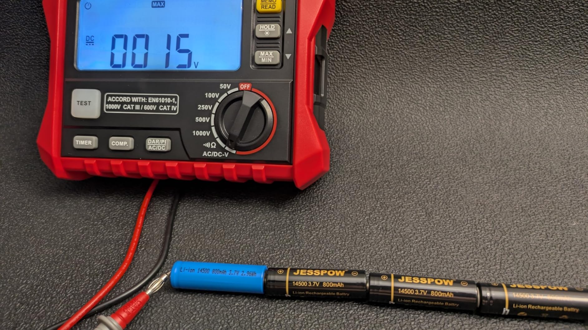 KAIWEETS Megohmmeter Insulation Tester 3MΩ-100GΩ 1000V DAR/PI Pro Ohm Meter customer photo 1
