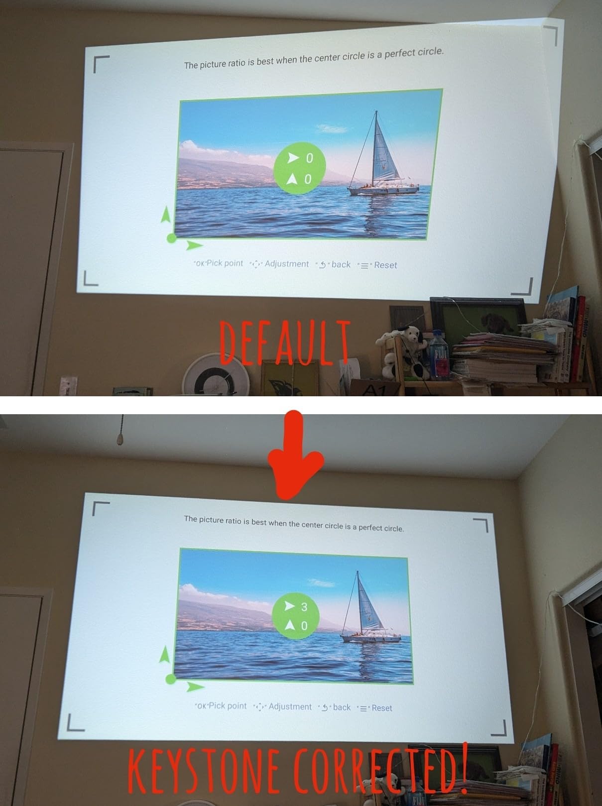 [Built-in Apps/4K Support] Smart Outdoor Projector with WiFi and Bluetooth, Movie Projector, DoIby Audio with Dual Speaker, Auto Focus w/ YouTube&PrimeVideo Proyector, Upgrad P62 Pro customer photo 1