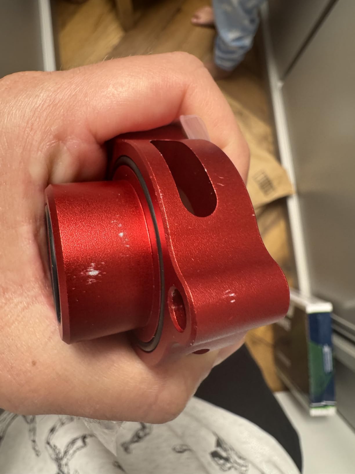 Blow Off Valve Adapter for Ford EcoBoost 1.5L-2.7L Red customer photo 1