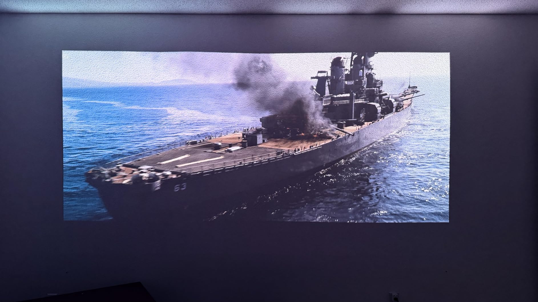 L9Q Ultra Short Throw Triple Laser Projector, 4K UHD, 5,000 Lumens, 5000:1 Contrast, 80