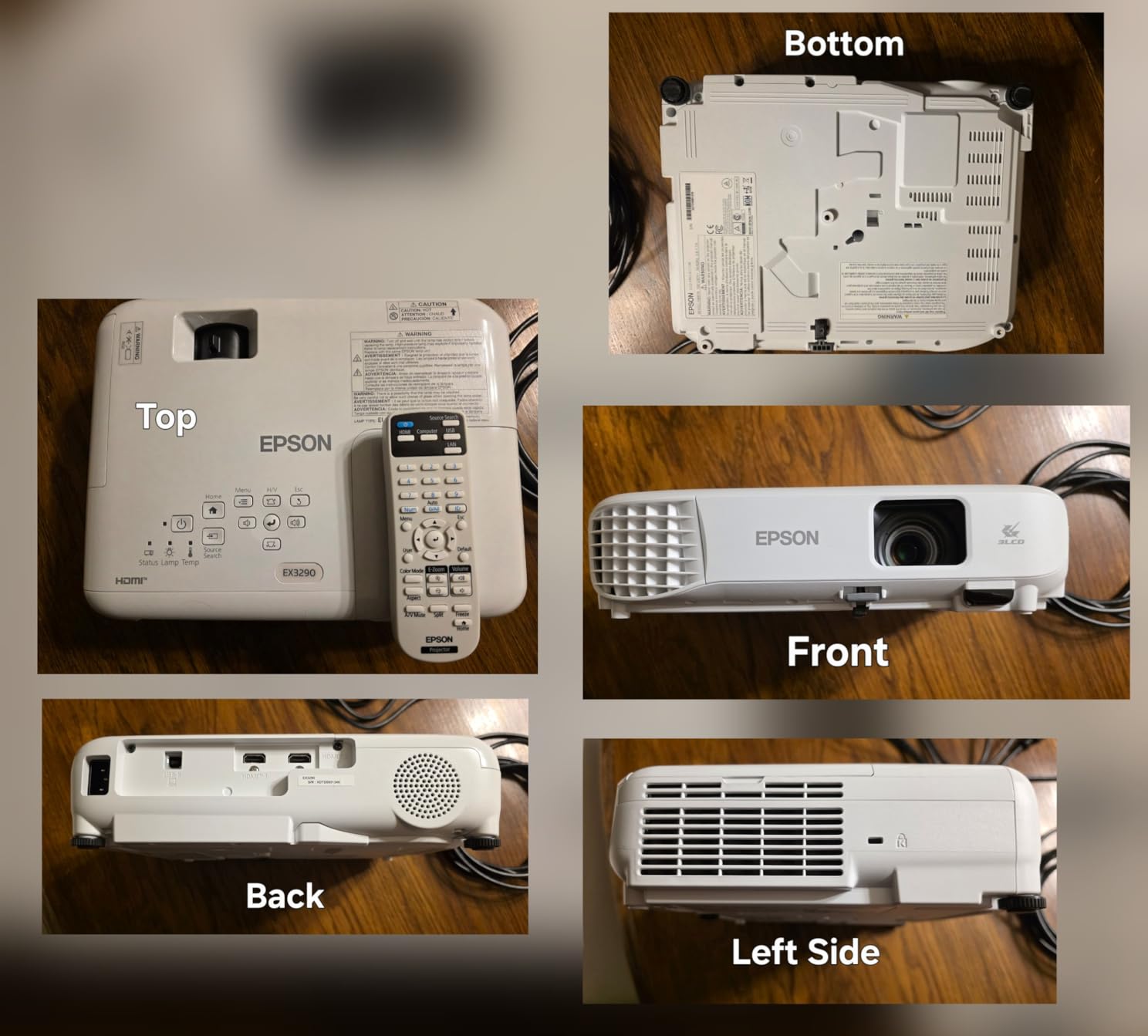 Epson EX3290 3-Chip 3LCD Widescreen WXGA Video Projector | Built-In Speaker 4000 Lumens of Color and White Brightness 2x HDMI Ports customer photo 1
