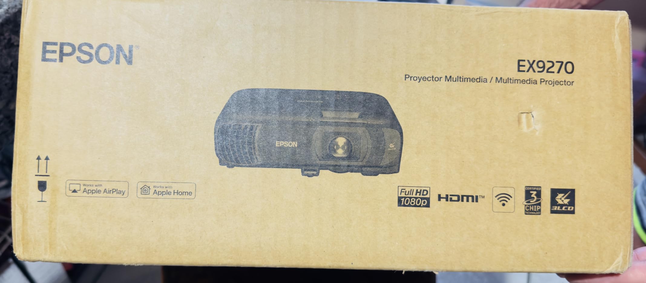 Epson Pro EX9270 Wireless 1080p 3-Chip 3LCD Business Projector | 4100 Lumens Color and White Brightness Built-In Speaker Stream from Phone / Laptop Airplay Miracast 2 HDMI Ports 1.6x Zoom customer photo 2