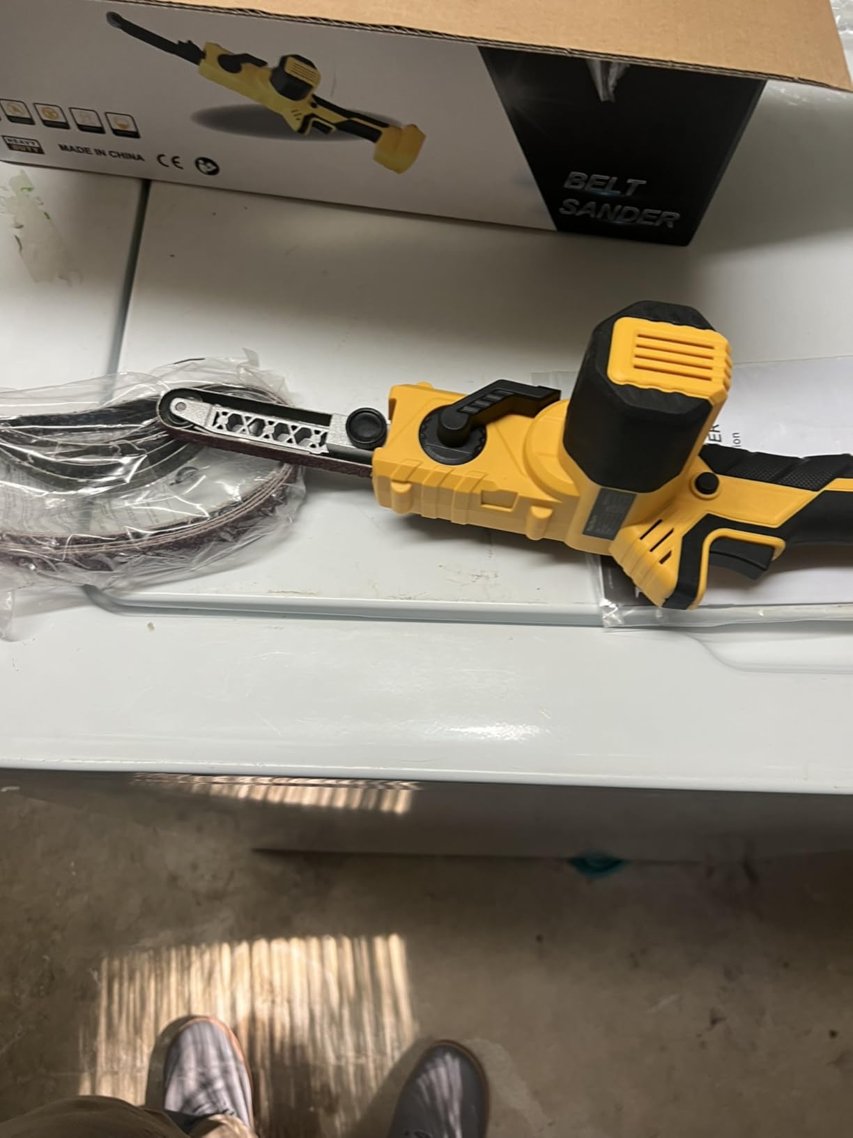 MaxMore Cordless Detail Band file Sander Compatible with DEWALT 20V Battery customer photo 1