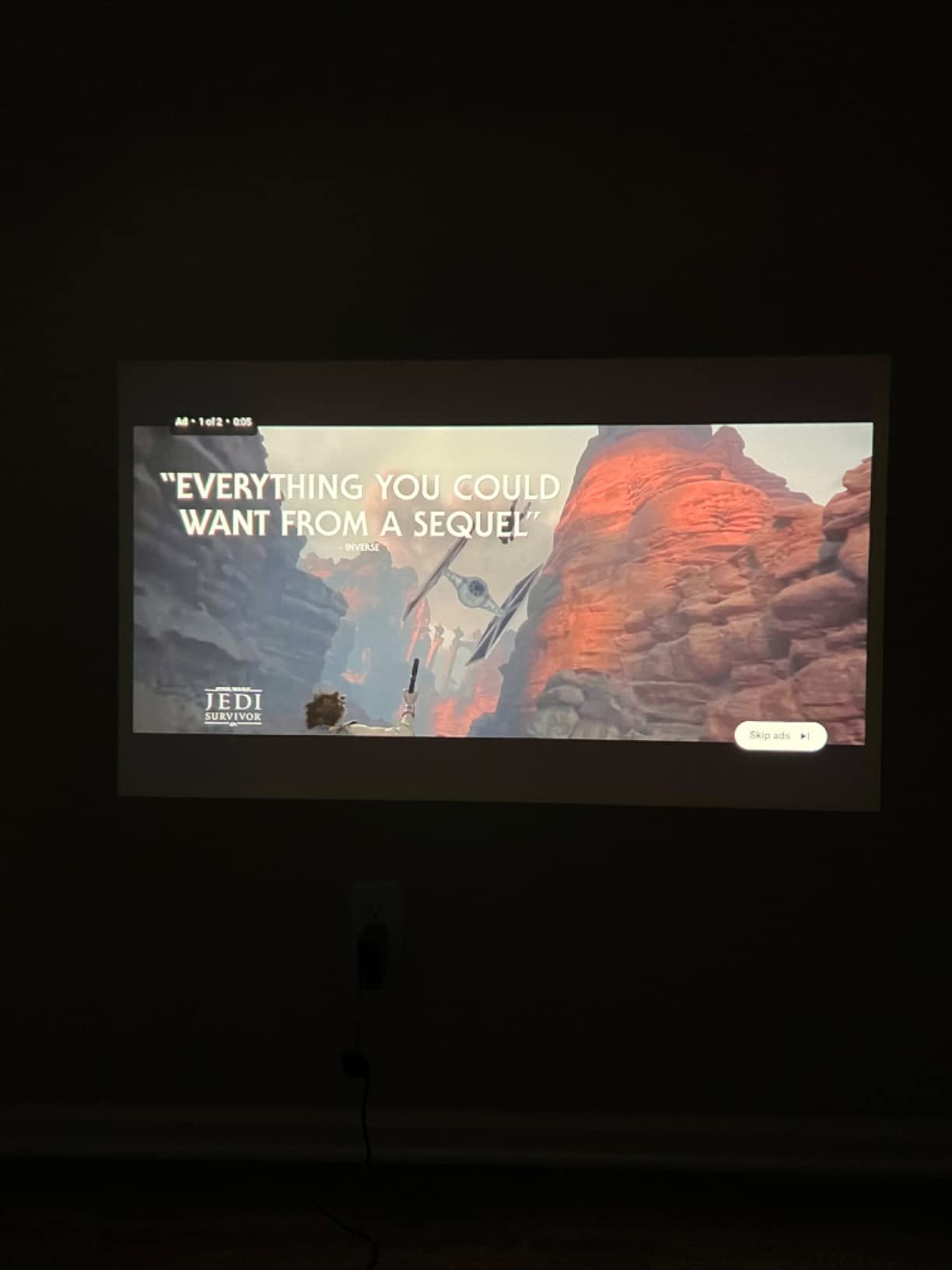 XGIMI MoGo 2 Pro (New) 1080P Portable Projector, Supports 4K, Auto Focus, 430 ISO Lumens, Google TV with Licensed Netflix, WiFi and Bluetooth, 2X8W Speakers customer photo 2