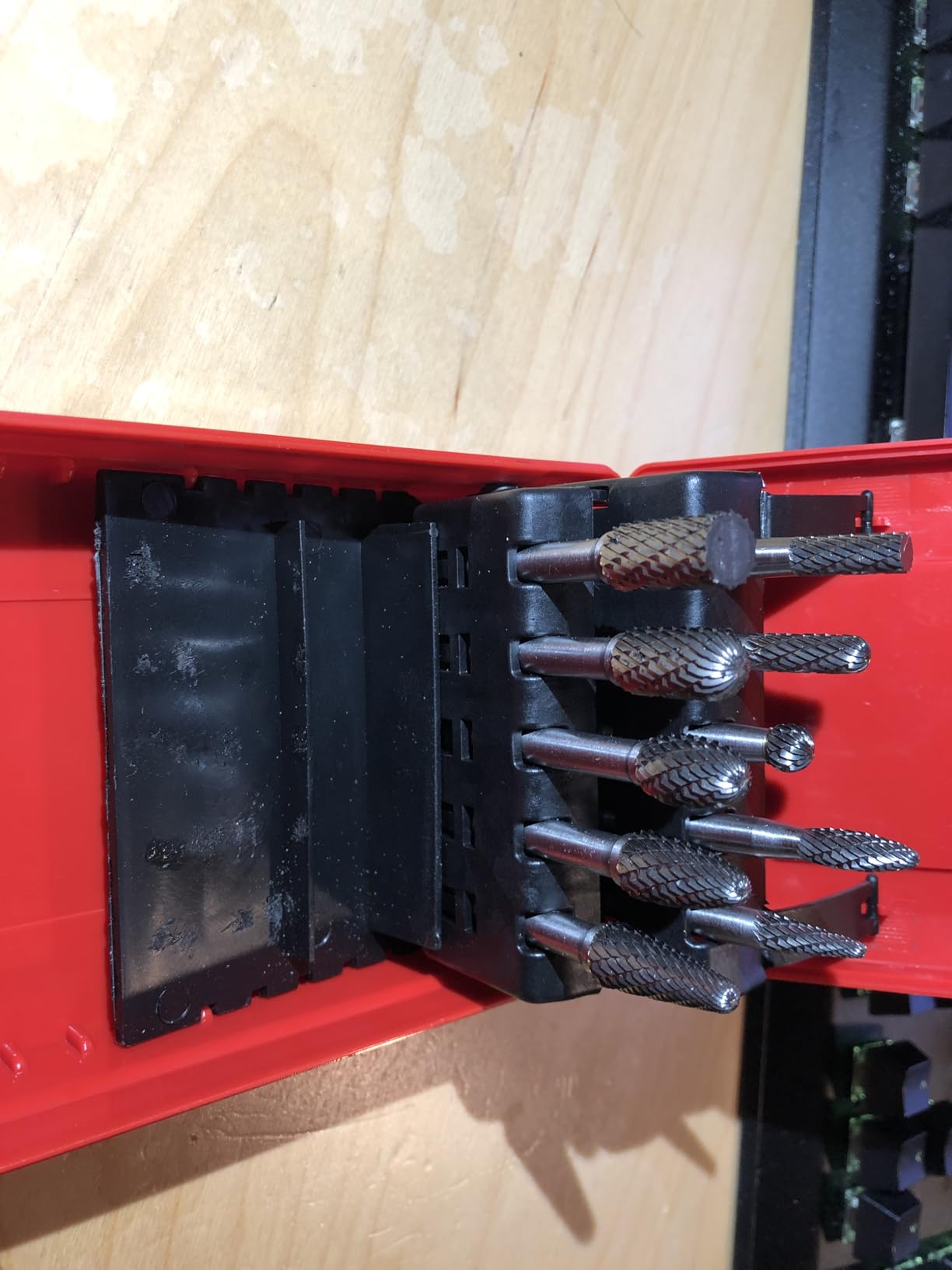 10Pcs Tungsten Carbide Burr Set 6.35mm - 1/4