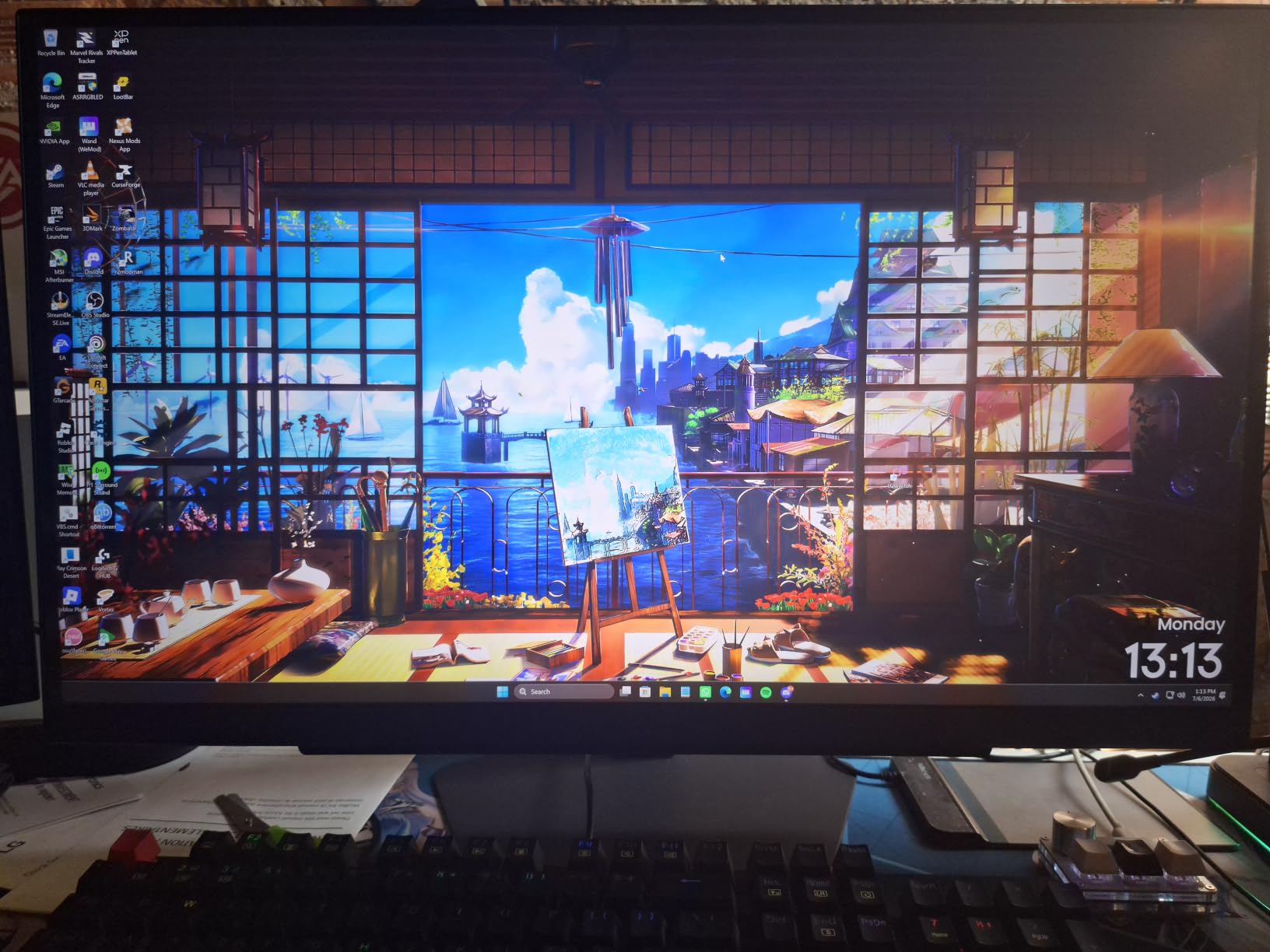 LG 27G810A-B 27-inch Ultragear 4K UHD (3840 x 2160) IPS Gaming Monitor, Dual Mode UHD 180Hz or FHD 360Hz, 1ms, NVIDIA G-Sync, AMD FreeSync Premium, VESA DisplayHDR 400, HDMI 2.1 customer photo 1