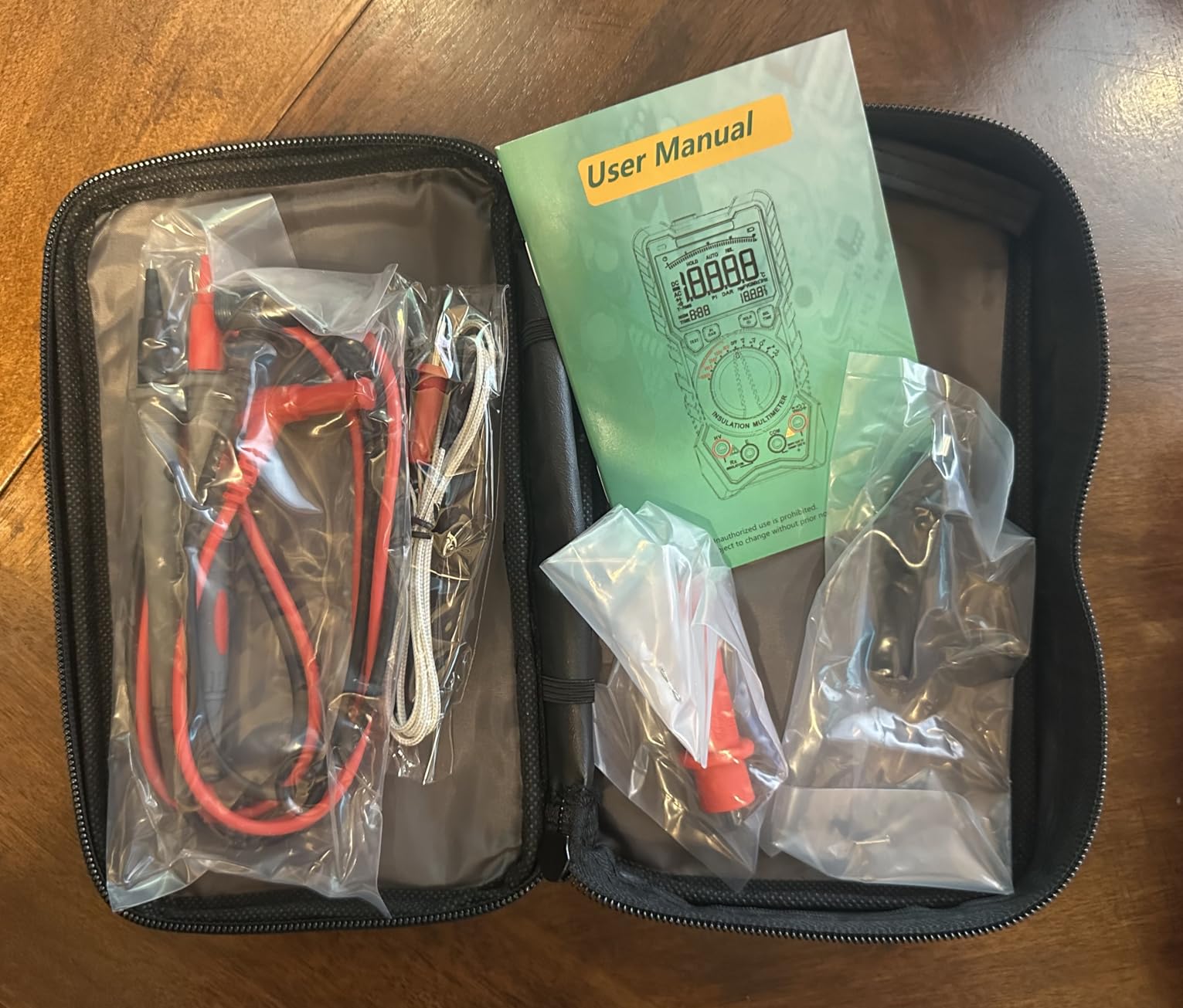 ZOYI ZT-1000R 2 in 1 Megohmmeter Multimeter, 50V/100V/250V/500V/1000V 5 Gear with DAR&PI, Insulation Resistance up to 20GΩ, 19999 Counts Auto Range T-RMS, V,Ω,C,FREQ,Temp, Diode,Continuity Tester customer photo 1