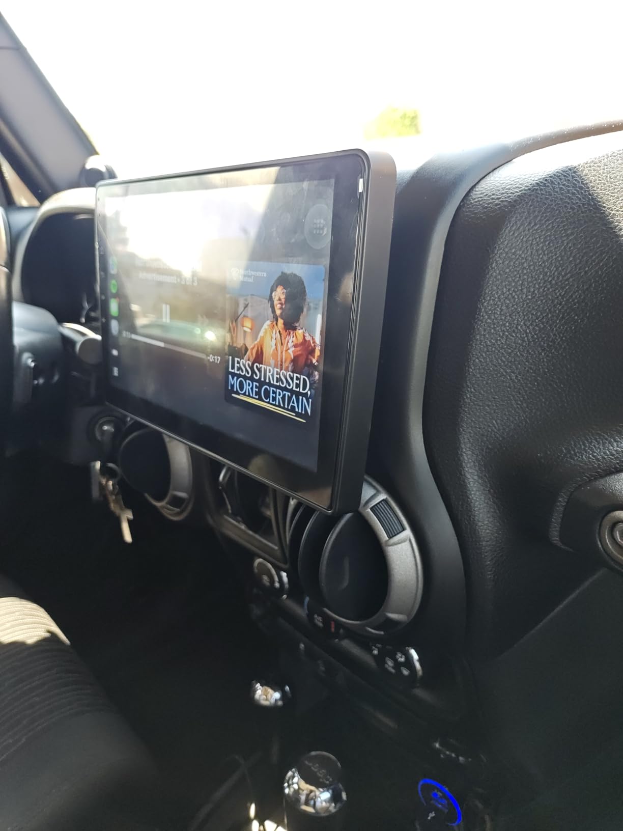Car Radio Stereo for Jeep Wrangler JK 2007-2018 with Backup Camera | 2+64G Android 15 Touch Screen Radio with Wireless CarPlay Android Auto Bluetooth GPS Navigation customer photo 2