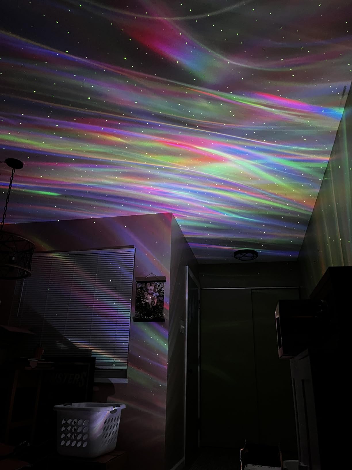 Rossetta 3D Galaxy Projector, 60 Scenes Star Light Projector for Bedroom | Adjustable Focal, Bluetooth Speaker, Timer & Remote Control, Planetarium Projector for Room Decor, Party Gift for Kids Adults customer photo 2