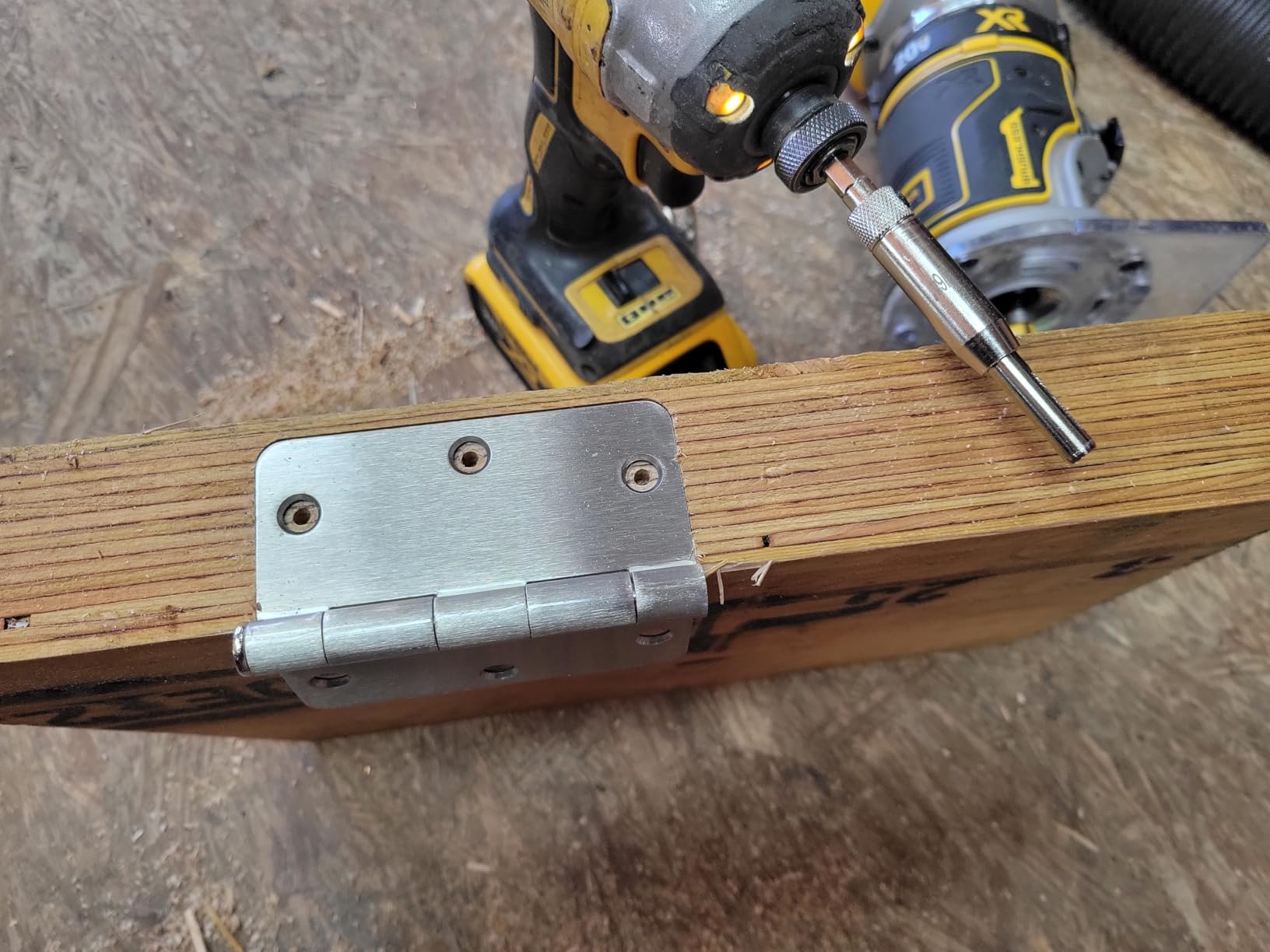 Door Hinge Jig and Door Lock Installation Kit, Router Templates customer photo 2