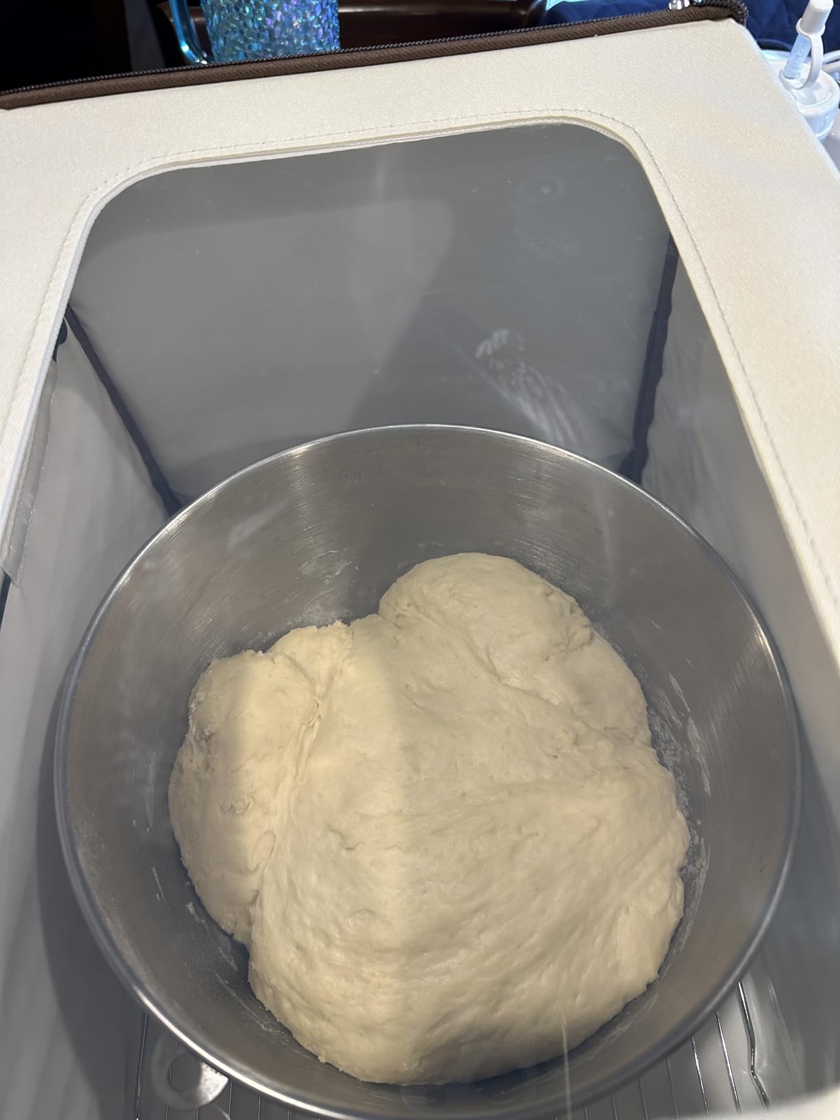 Bread Proofing Box Sour Dough Proofing Box for Sourdough Bread Proofer Warming Box Proofing Oven Yogurt Maker with - 9 Inch Proofer Basket, Lame, Scraper, Metal Rack - Temperature 68-131℉ 99 H Timer customer photo 1