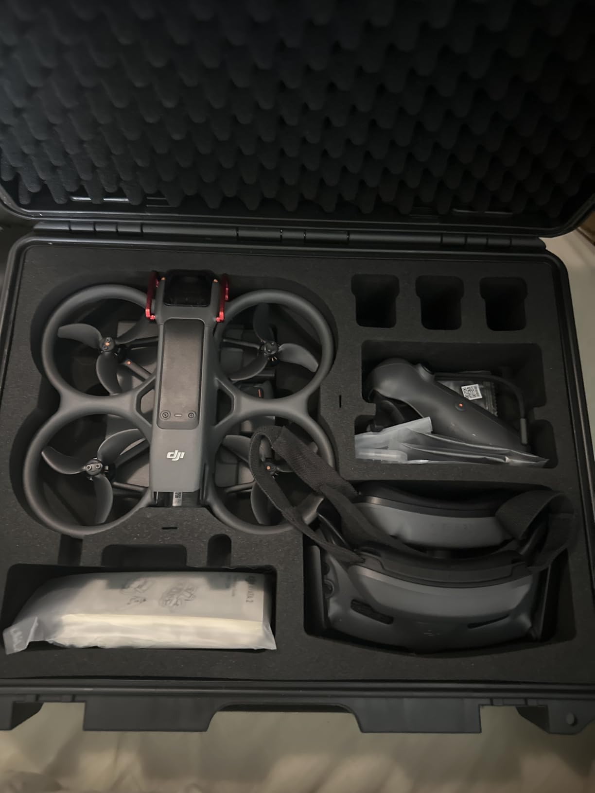DJI Avata 2 Fly Smart Combo (Single Battery), FPV Drone With Camera 4K | Includes Goggles N3 and RC Motion 3, Immersive Flight Experience, Built-in Propeller Guard, Easy Flip/Roll customer photo 1