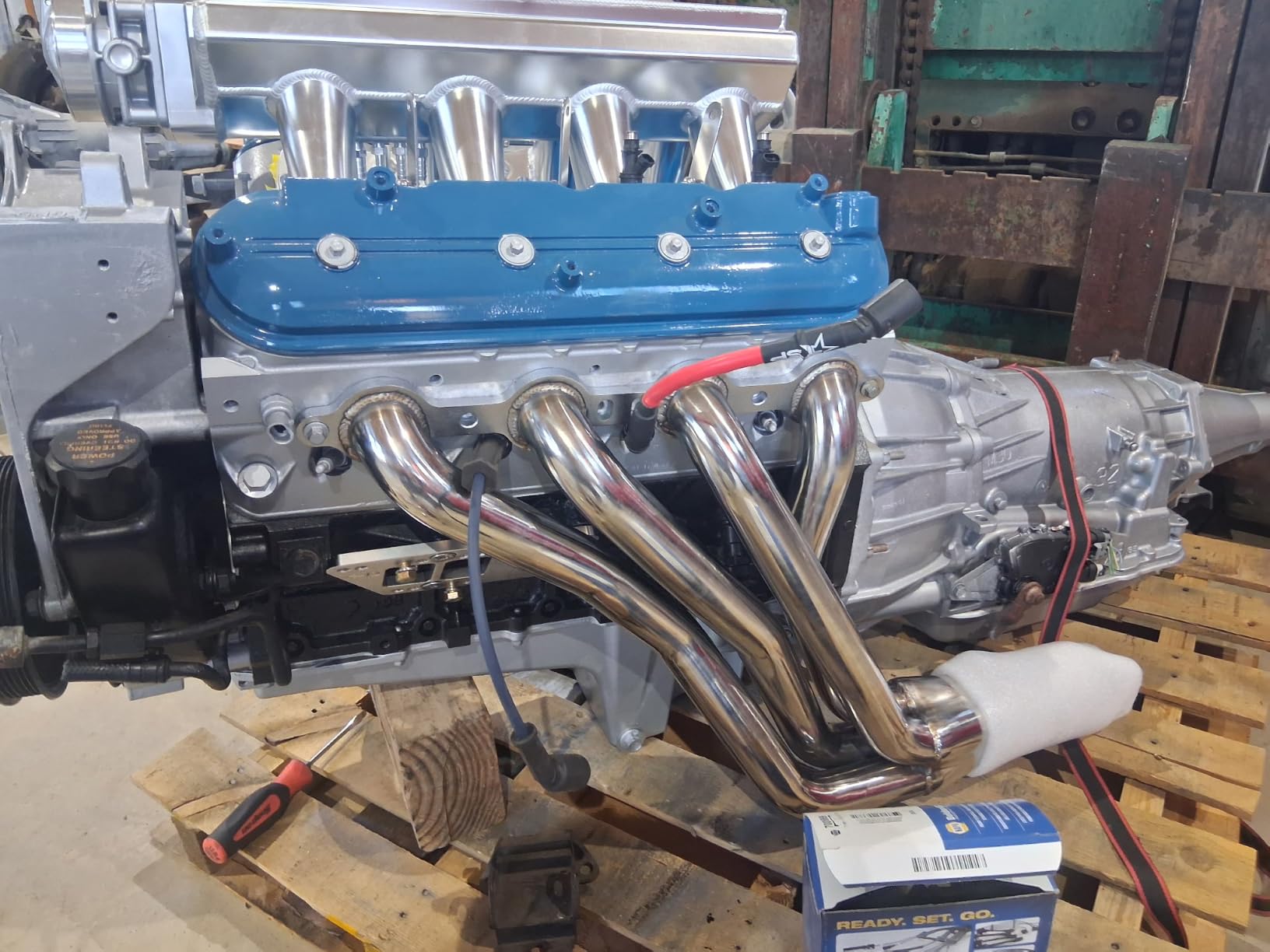 LS Swap Long Tube Headers Polished 304 Stainless Steel for 1960–1987 Chevy GMC C10 K10 Trucks and 1988–1991 Square Body 2WD 4WD Includes MLS Gaskets 12pc Header Bolt Kit customer photo 1