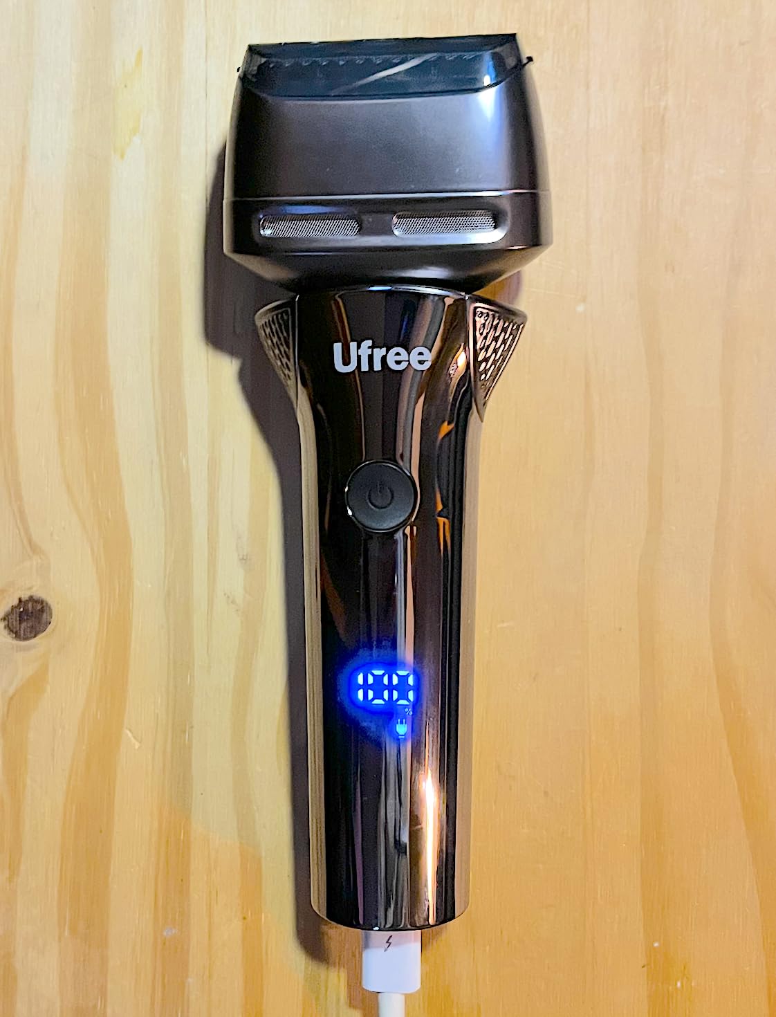 Ufree Foil Shaver with Pop-Up Trimmer, 8,500 RPM Electric Razor for Men, Wet & Dry Electric Shaver with 2 Speed Modes, LED Display, Rechargeable Cordless, IPX7 Waterproof, Silver customer photo 1