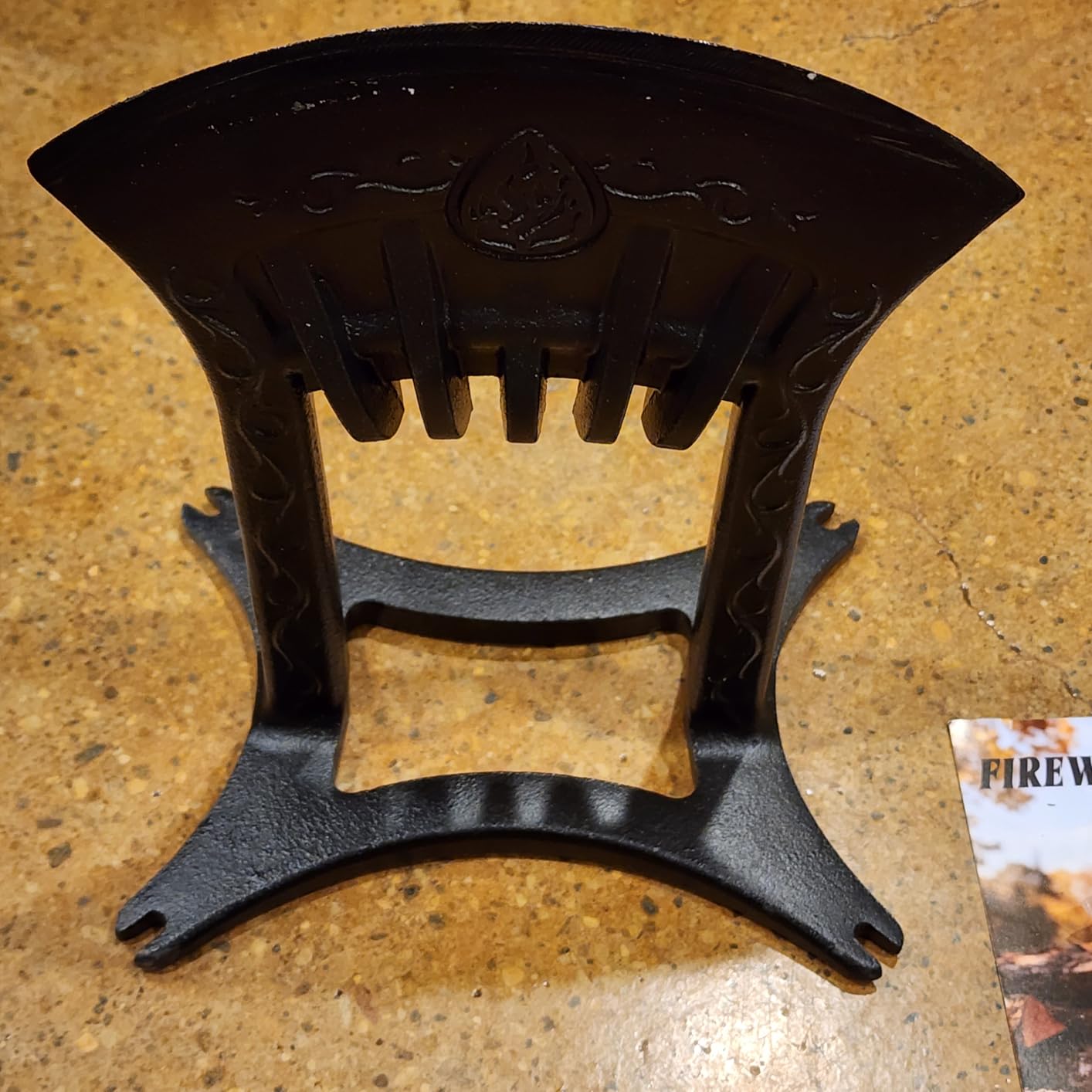 Cast Iron Kindling Splitter with 3Lbs Sledge Hammer,Medium-Sized customer photo 1