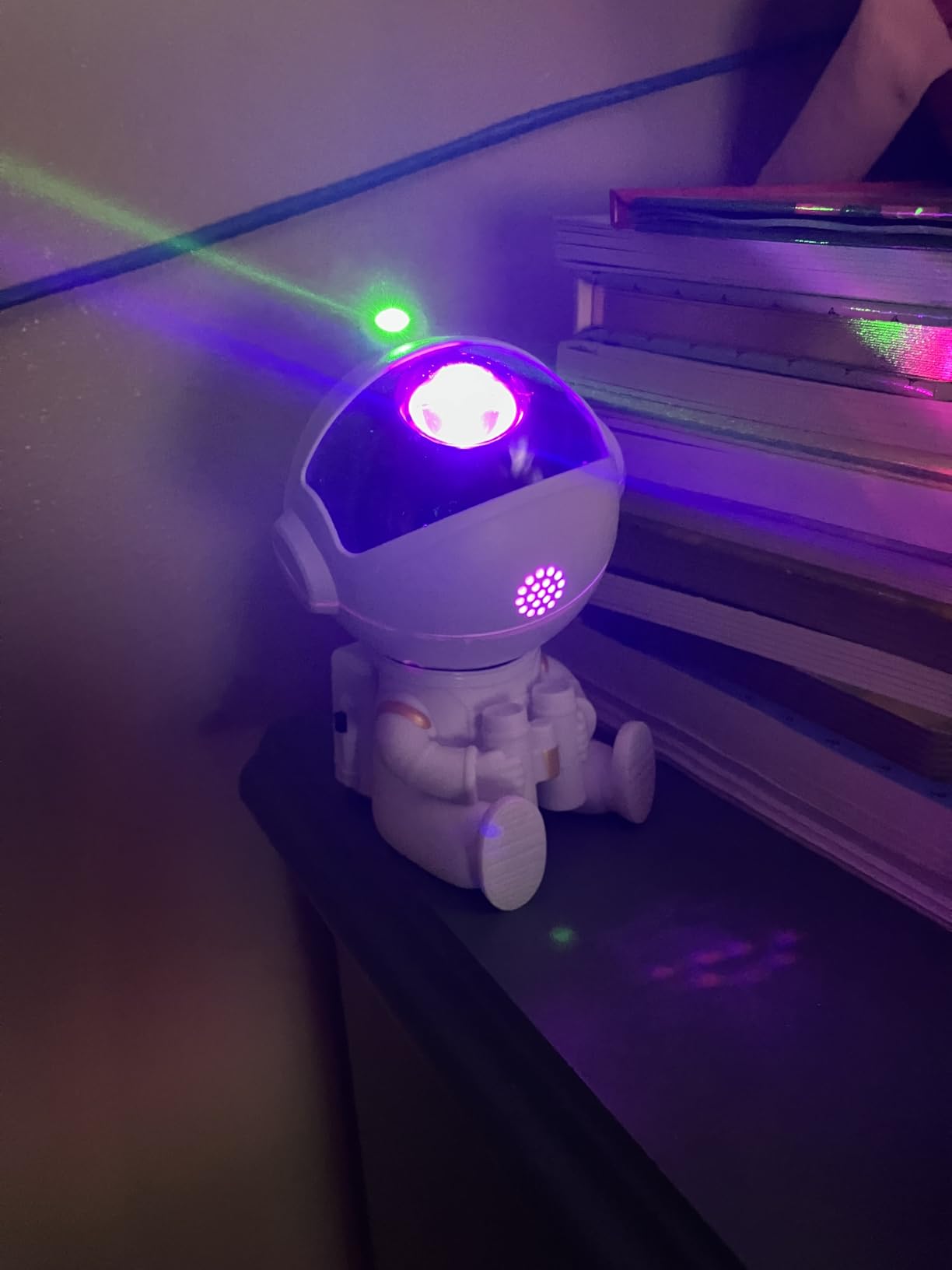 Astronaut Galaxy Night Light Projector for Bedroom - Star Lights Ceiling Projector with Remote Control & Timer, Upgrade LED Starry Lamp for Kids Boys Girls Room Decor, Unique Christmas Birthday Gifts customer photo 2