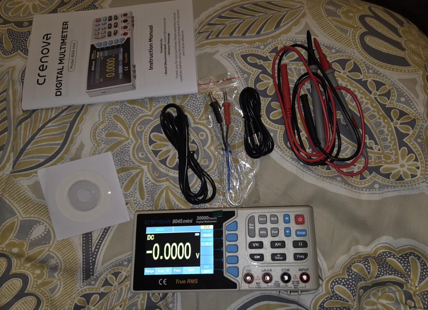 Crenova 30000 Counts True RMS Digital Multimeter, Desktop Bench Multimeter customer photo 2
