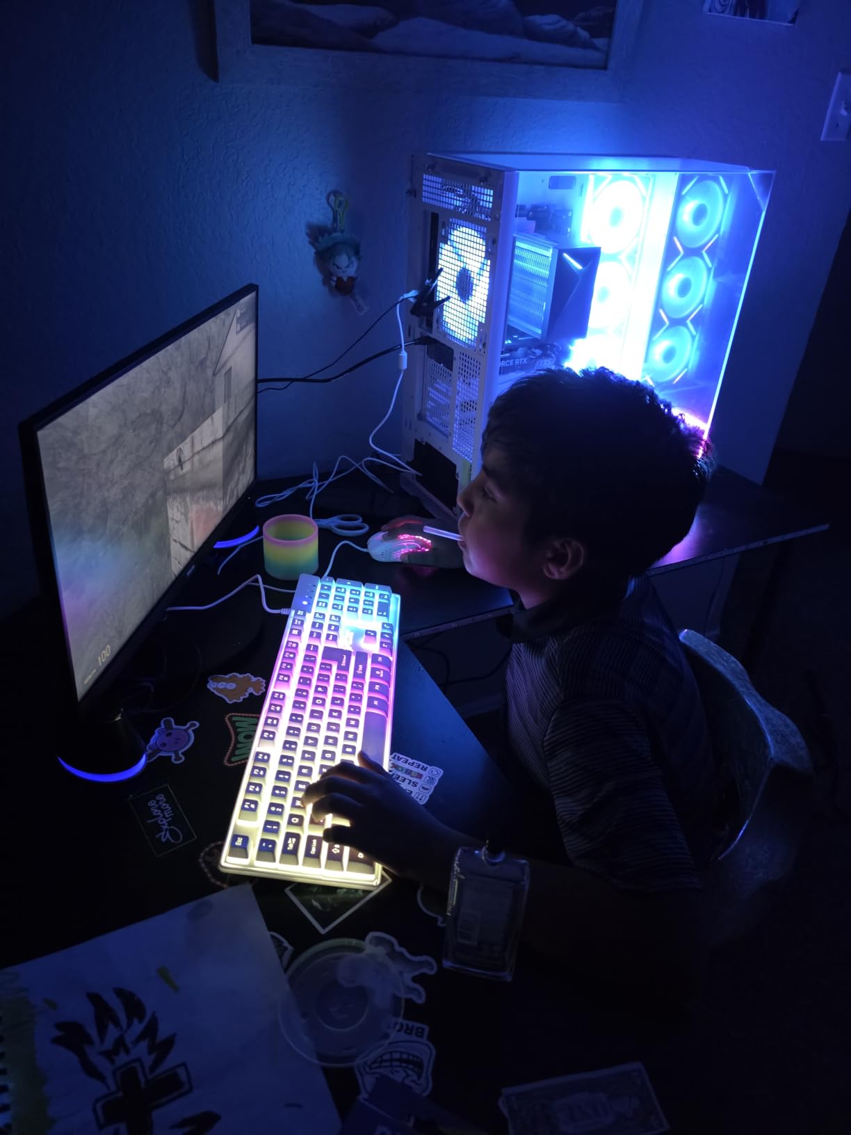 Skytech Gaming PC Desktop, Intel i5 14400F, RTX 5060, 16GB RAM, 1TB SSD customer photo 1