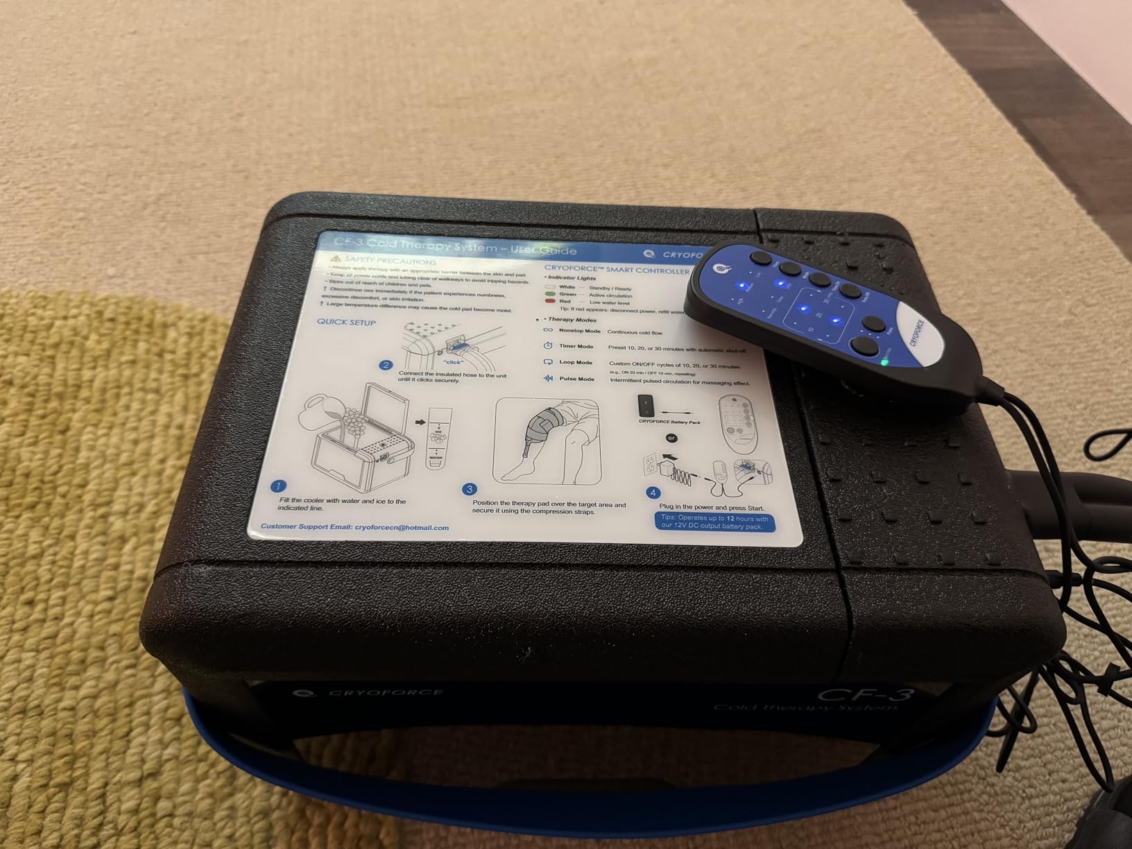 CF-3 Pro Cold Therapy Machine, Ice Machine for Knee & Shoulder customer photo 2