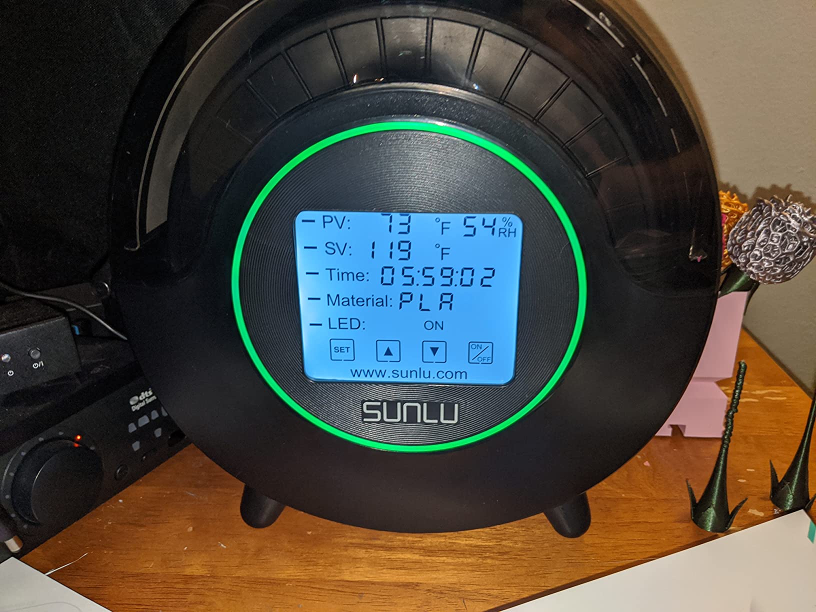 SUNLU Official Filament Dryer S2, for PLA PETG ABS Filament, Black customer photo 1