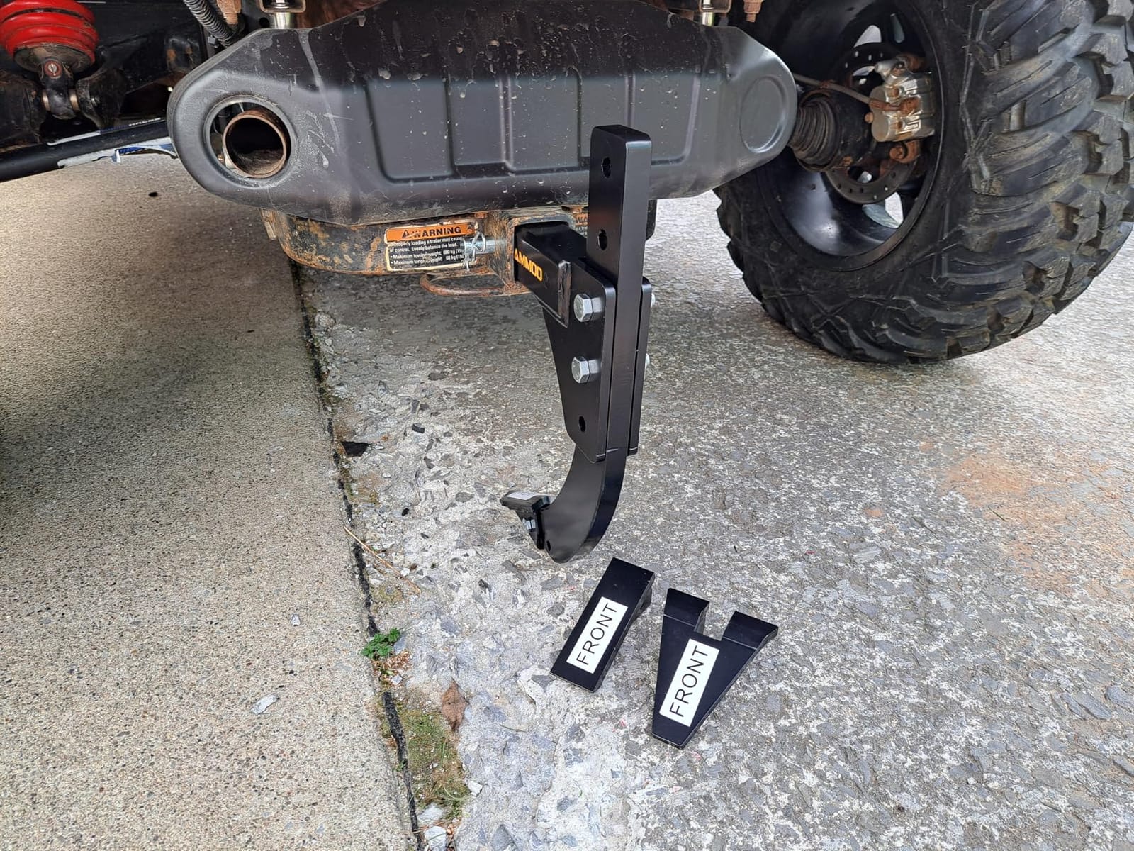 CAMMOO Hitch Mounted Trencher Ripper, 2