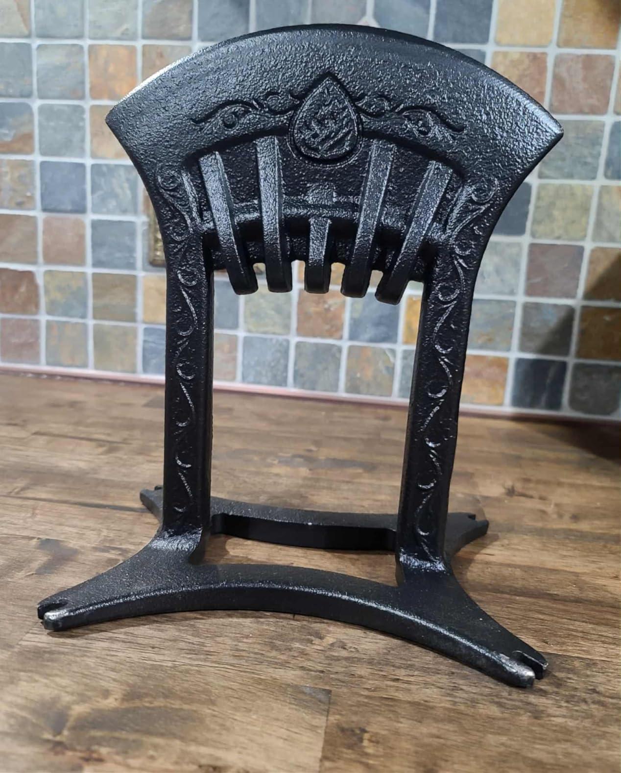 Kindling Splitter, Heavy Duty Cast Iron Manual Wood Splitter for Firewood customer photo 1