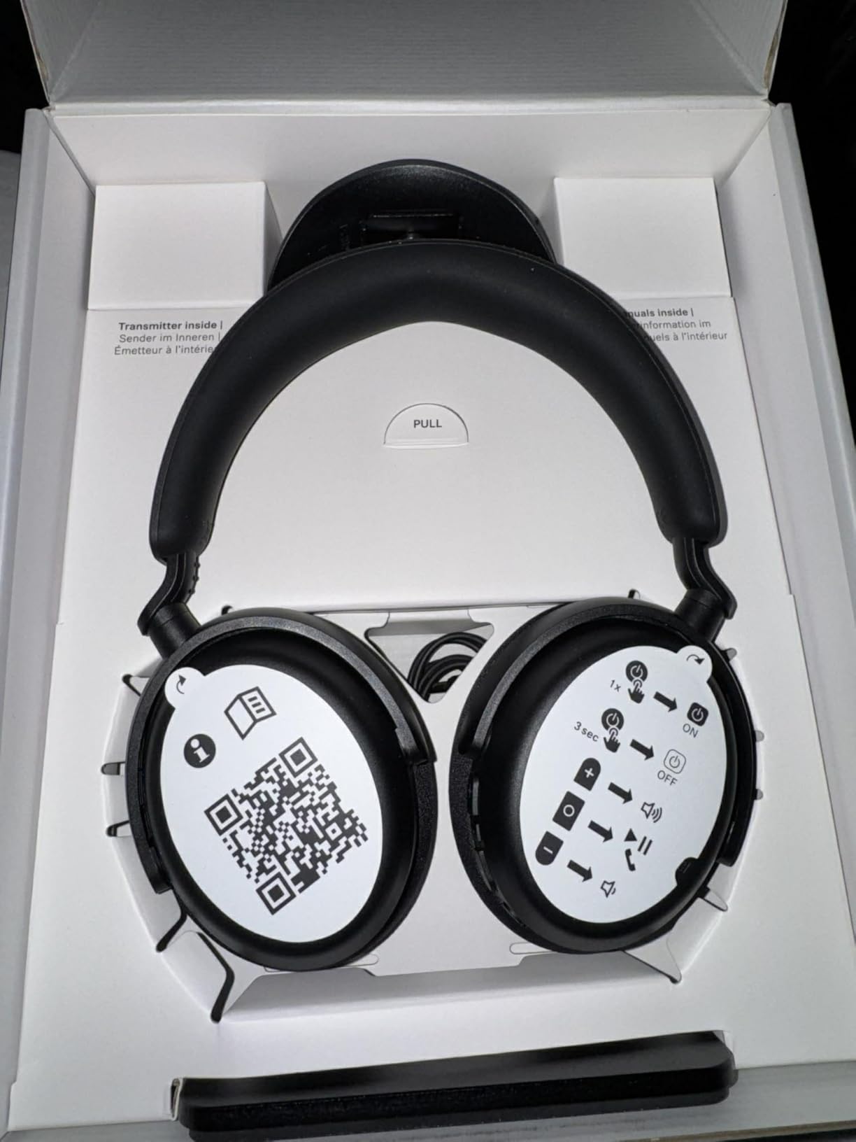 Sennheiser RS 275 TV Headphones - Bluetooth Headphones and Transmitter Bundle - Low Latency Wireless Headphones with Virtual Surround Sound, Speech Clarity and Auracast Technology - 50 h Battery customer photo 2