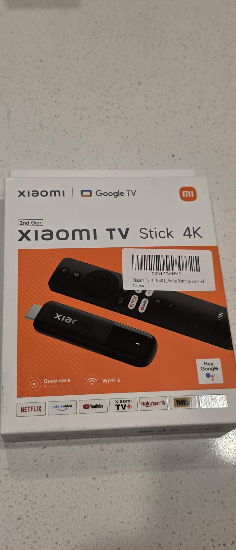 Xiaomi TV Stick 4K (2nd Gen) Streaming Media Player Device Google TV Cast Dolby Vision HDR10+ Atmos Dual Band Wi-Fi 6 with 360° Bluetooth Voice Remote Control customer photo 2