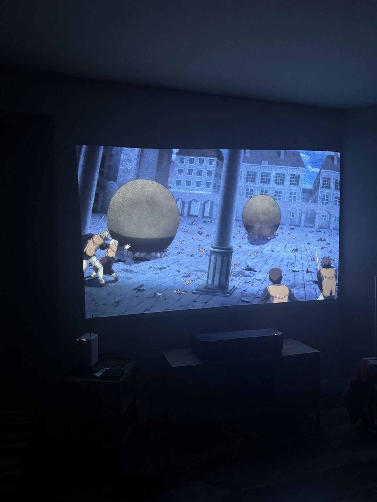 Epson Lifestudio Grand Plus Ultra Short Throw Laser Projector | 4000 Lumens 4K Display Technology Sound by Bose Built-In Google TV 3-Chip 3LCD Technology customer photo 2