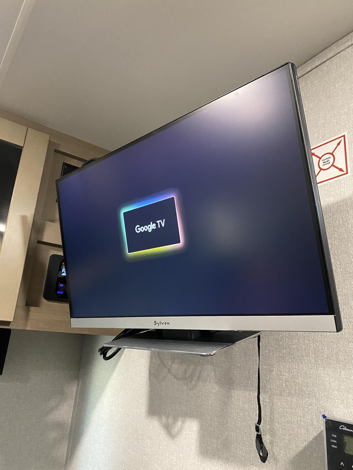 24'' Smart RV TV, 12V/24V Google TV with Built-in DVD Player | 1080P Full HD RV Television, Anti-Vibration Design, Wide Voltage Protection (9-32V), Ultra-Narrow bezels (Limo Series 2026) customer photo 1