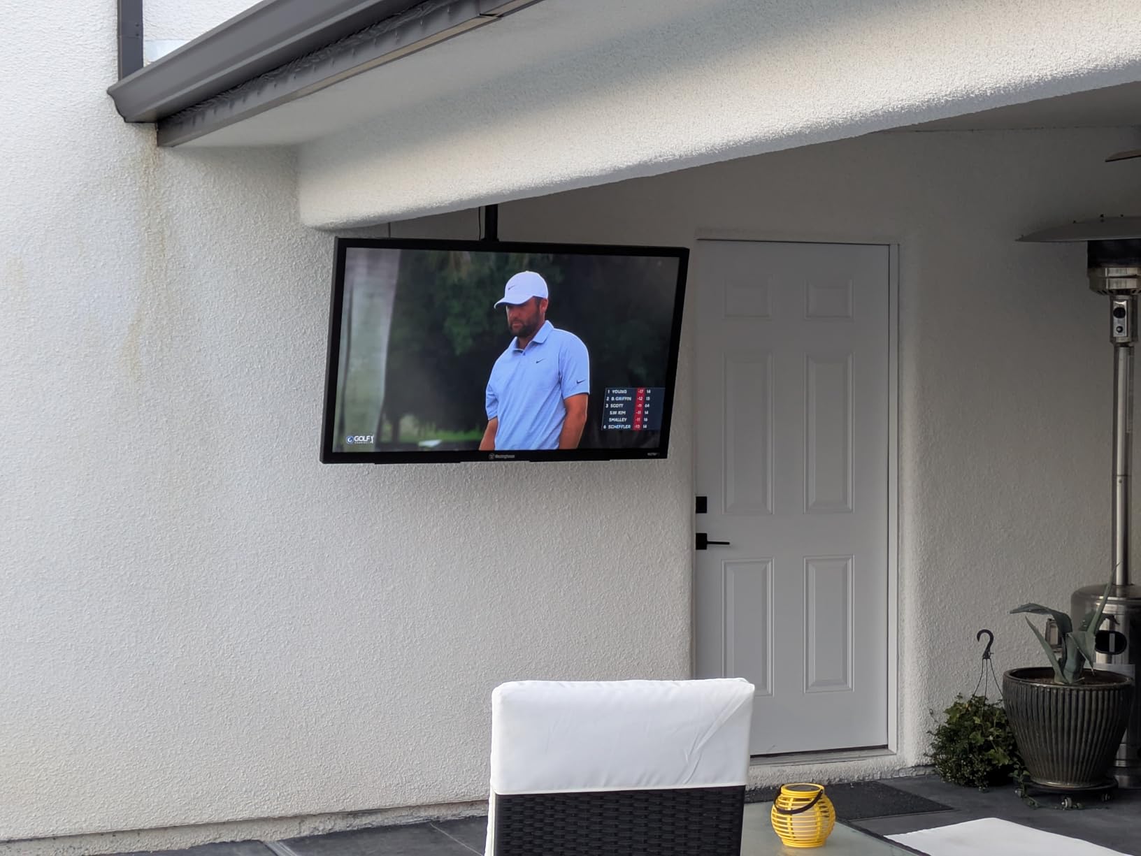 Westinghouse 55 Inch Smart Outdoor TV, 4K UHD 700 nits High-Brightness Temperature Resistant IP55 Waterproof, Anti-Glare Display, Partial Sun, XUMO Smart TV PS Series, Weatherproof, Bluetooth, WiFi customer photo 2