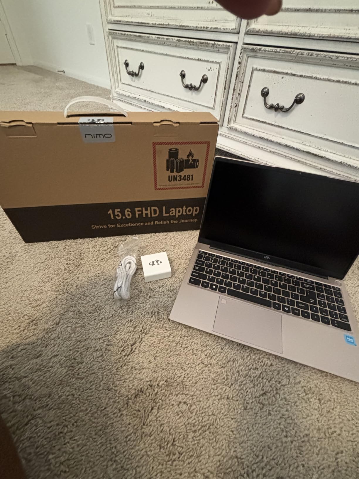 NIMO 17.3 FHD Light Gaming AI-Laptop, 8 Cores AMD R7 16GB DDR5 512GB SSD, Radeon 680M, IPS 100W Fast PD Backlit-KB, Multitasking Content Creators & Student, 2-Yr Warranty customer photo 1