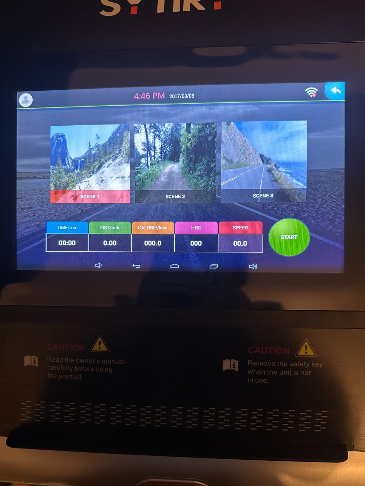SYTIRY Treadmills for Home with TV Screen and WiFi, Smart Foldable Treadmill Machine, 3D Virtual Sports Scene, HiFi Speakers, Popular APP for Social Networking, Video, and Search, Walking Pad Treadmill customer photo 1