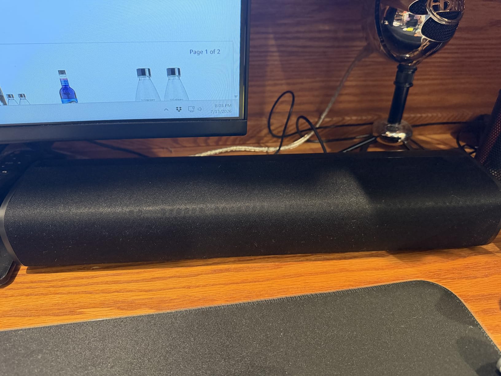 MZEIBO Sound Bar, 50W for Smart TV Bluetooth 5.3 Speaker 17 Inch TV Speaker with ARC/Optical/AUX Connections customer photo 1