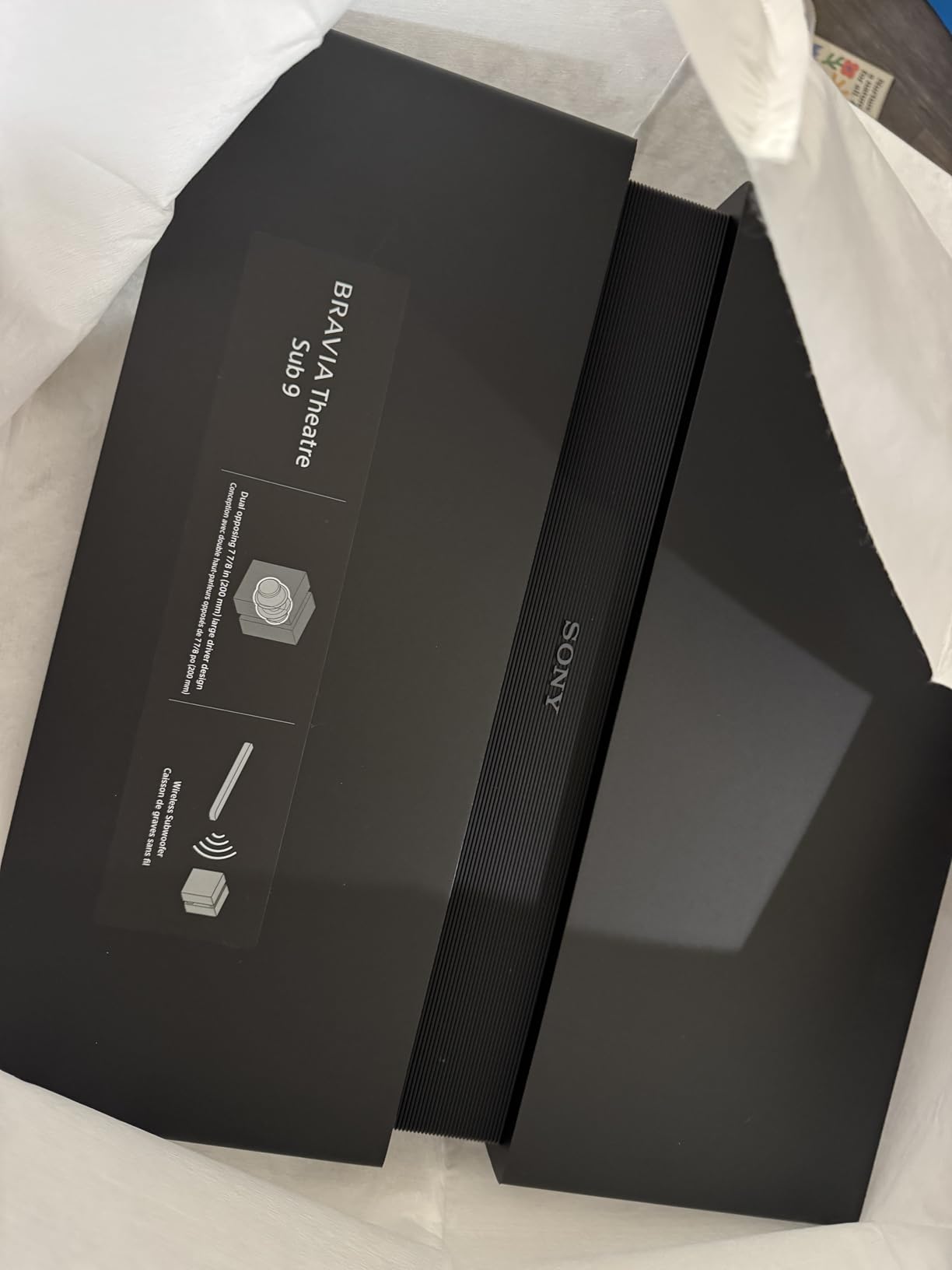 Sony BRAVIA Theater Sub 9 Premium Wireless Subwoofer for Soundbar SA-SW9 customer photo 1