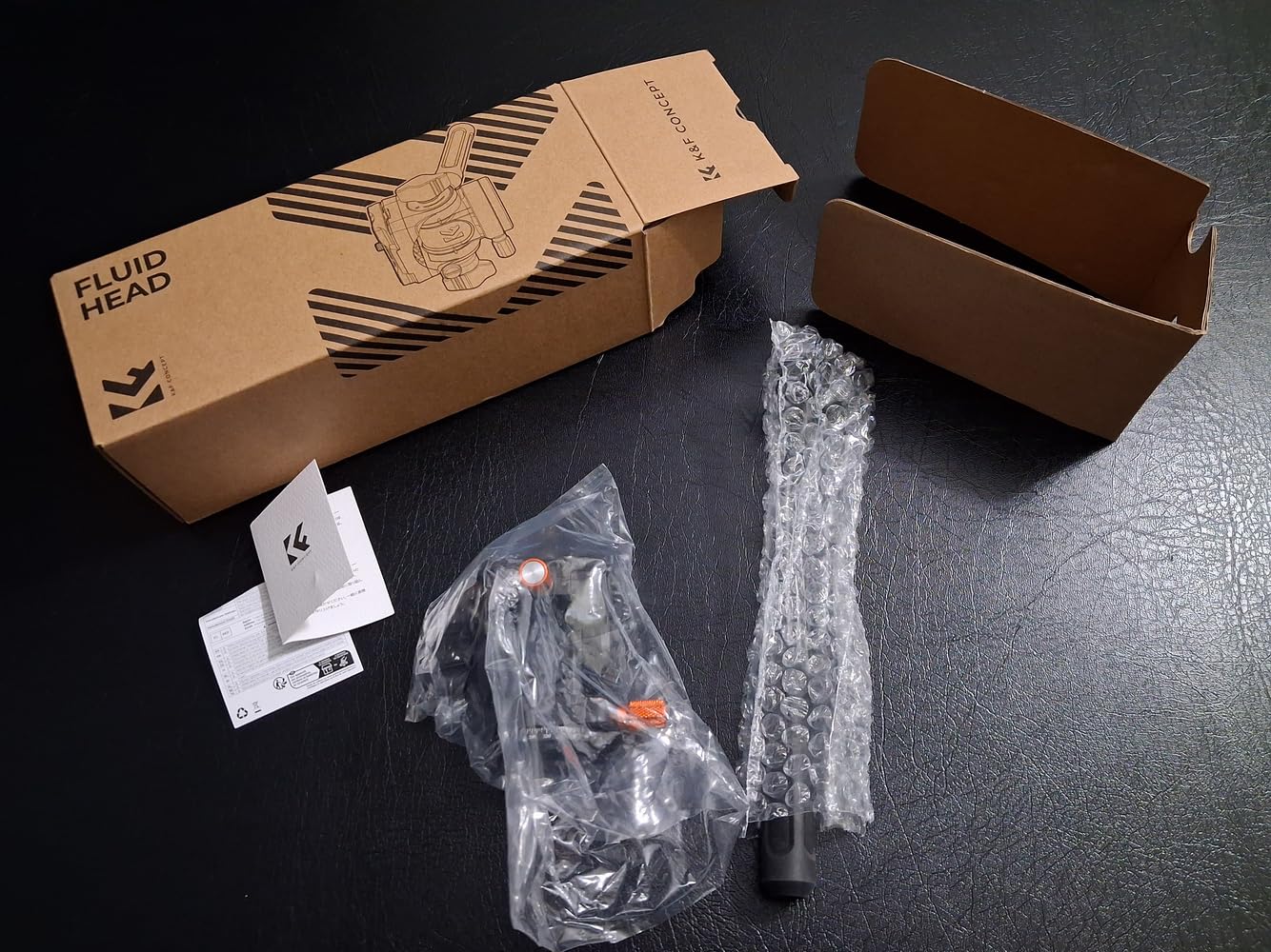 K&F CONCEPT Plastic Fluid Head Silky Smooth for 360°Pan and Tilt | Lightweight, Compatible Arca Swiss Max Load 7.6 lbs for Travel, Outdoor Shooting, Vlog. FH-04 customer photo 2
