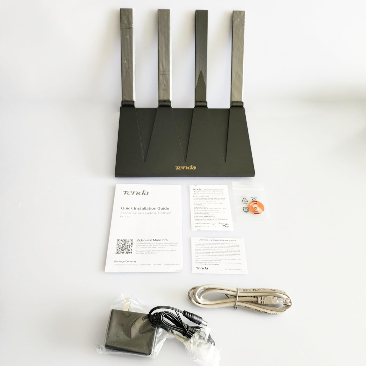 Tenda AX3000 WiFi 6 Router, Dual-Band Gigabit Wireless Internet Router, Mesh & AP Mode, Built-in VPN, NFC Tap-to-Connect, OFDMA MU-MIMO, Secure IoT Network for Home Gaming & 4K Streaming (RX12 Pro V3.0) customer photo 1