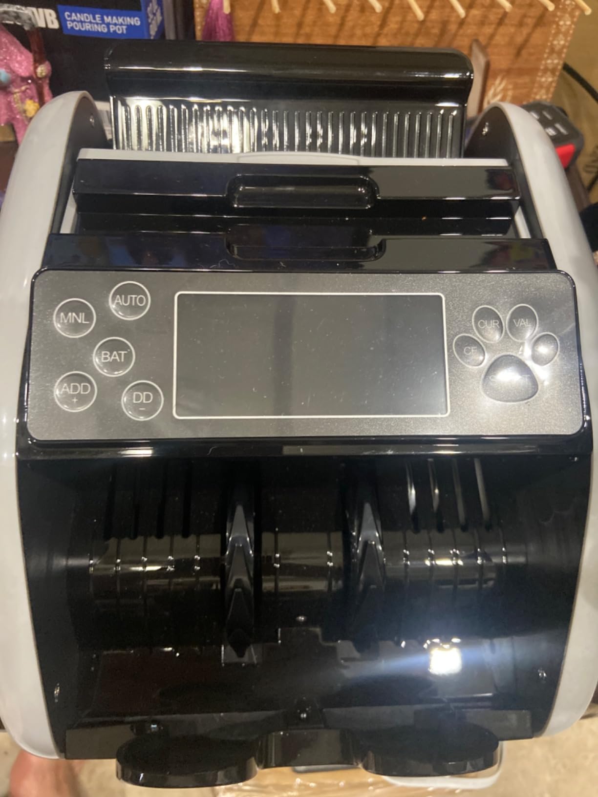 VEVOR Mixed Denomination Money Counter Machine, 1200 Notes/Minute, Cash Counter with Value Count, UV/MG/IR/DD/DBL/HLF/CHN Counterfeit Detection, TFT Display, Money Counting Machine for Dollar and Euro customer photo 1
