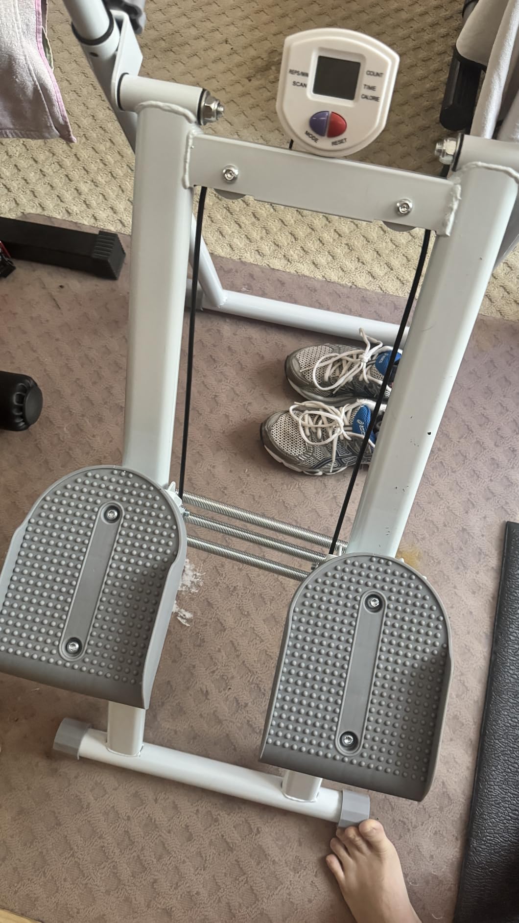 Stair Stepper for Home Adjustable Resistance Vertical Climbers Handlebar customer photo 2
