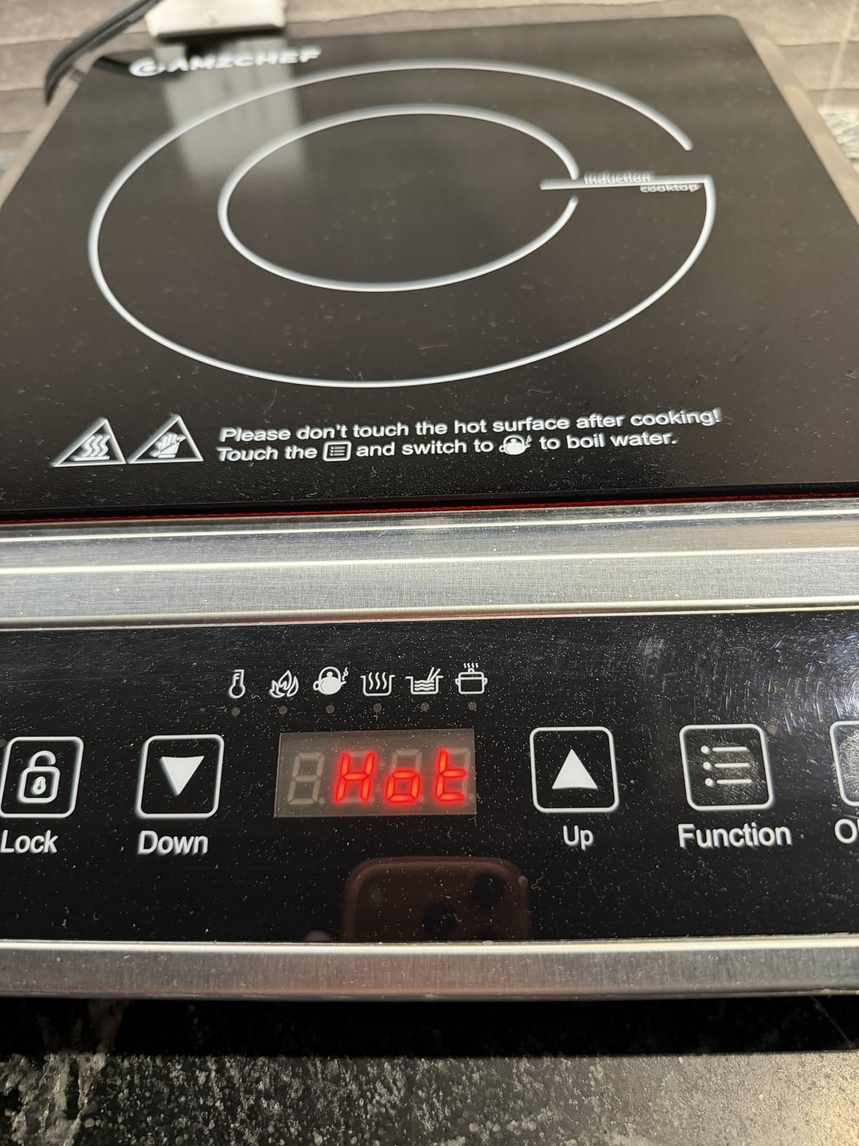 AMZCHEF Commercial Induction Cooktop, 8