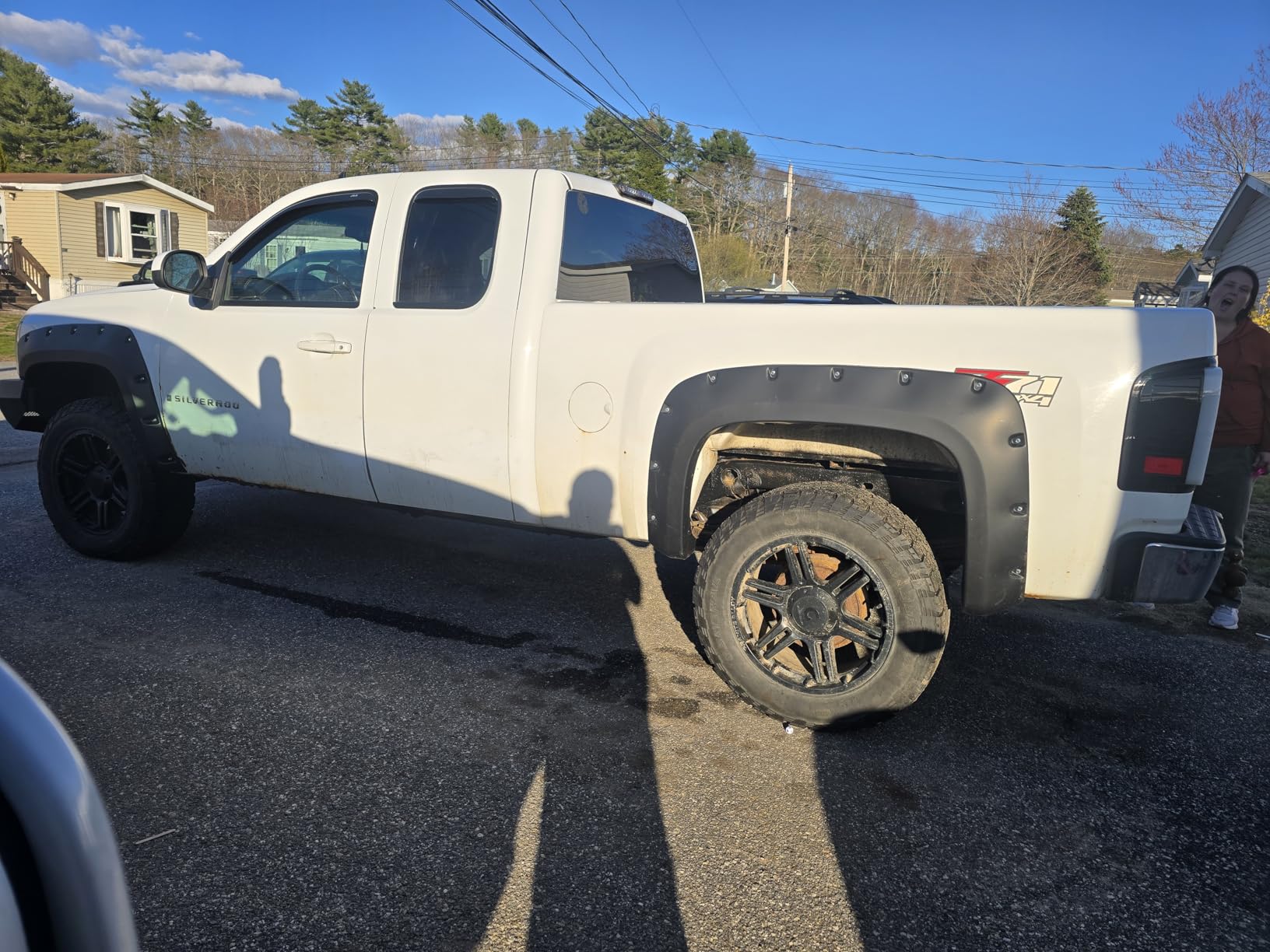 PIT66 Fender Flares Compatible with Chevy Silverado 1500 2014-2018 customer photo 1