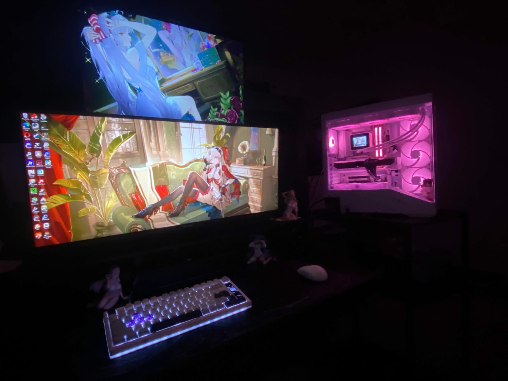 CRUA 34 Inch 165Hz UWQHD IPS Ultrawide Gaming Monitor, Speakers, PIP/PBP | 3440x1440, 21:9, FreeSync, 120% sRGB, HDMI 2.0, DP 1.4, Tilt Stand, 75x75 Mount for FPS, Racing, Trading, Streaming, PC Work customer photo 2