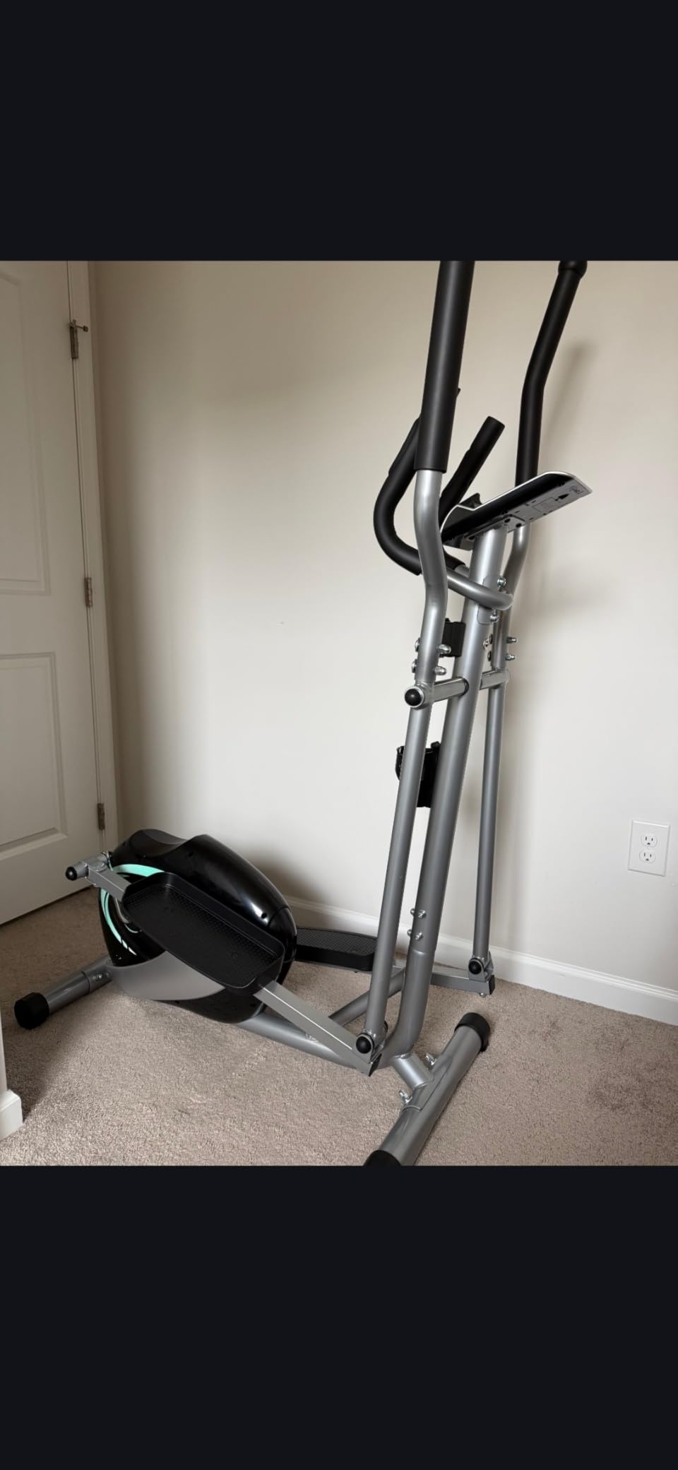 Dripex Elliptical Exercise Machine, Elliptical Machine for Home with 16 Resistance Levels, Quiet & Smooth Magnetic Elliptical Training Machines with 13.2 lb Flywheel, LCD Monitor & Pulse customer photo 1