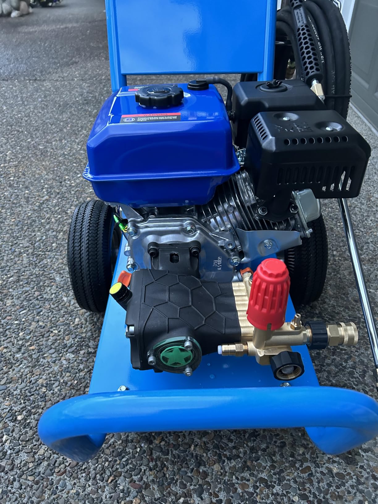 BILT HARD 6 Inch Gas Powered Wood Chipper with 420cc 15HP E-Start Engine, Towable Chipper Shredder Mulcher with 4 Wheels, Tow Bar, Dual Emergency Stop System customer photo 2
