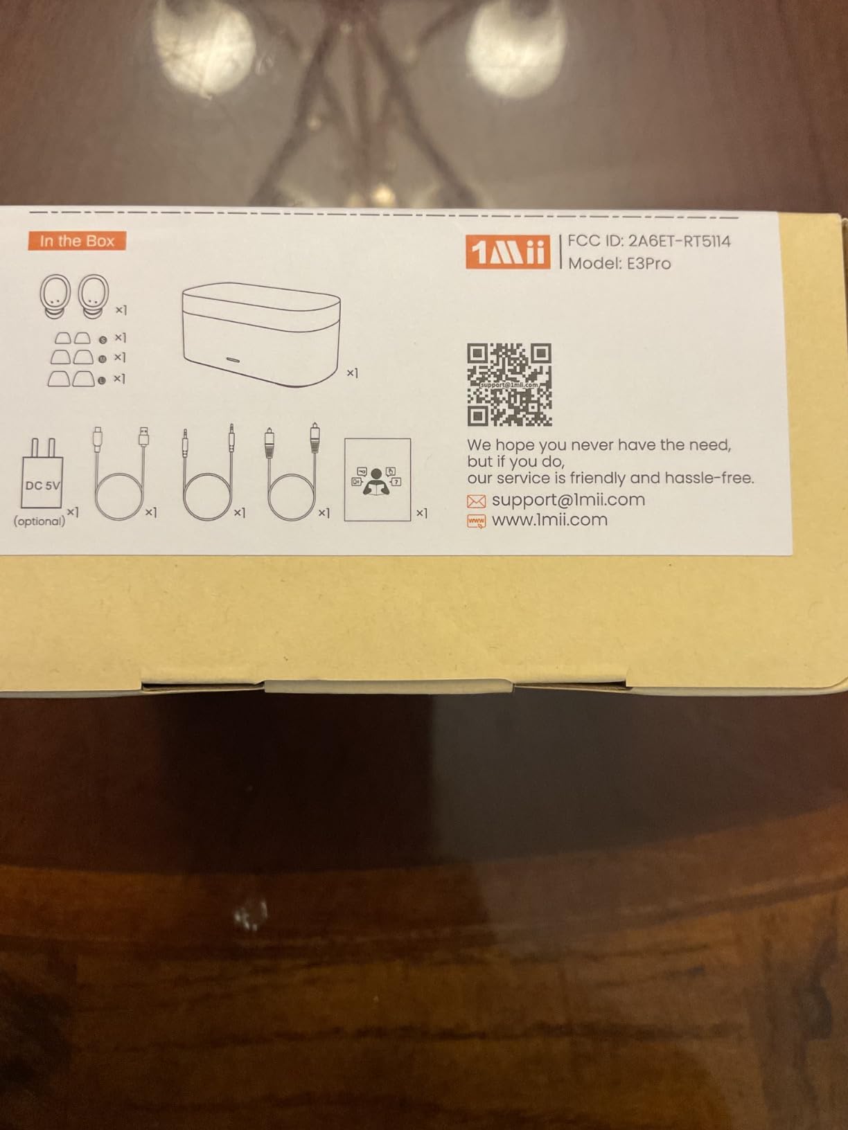 1Mii ClearLinkTV E3Pro Wireless Earbuds for TV Watching for Seniors with Transmitter Charging Base, Plug n Play, Low Latency, Works with TV Optical/3.5mm AUX/RCA Audio Out, Soundbar Passthrough customer photo 1