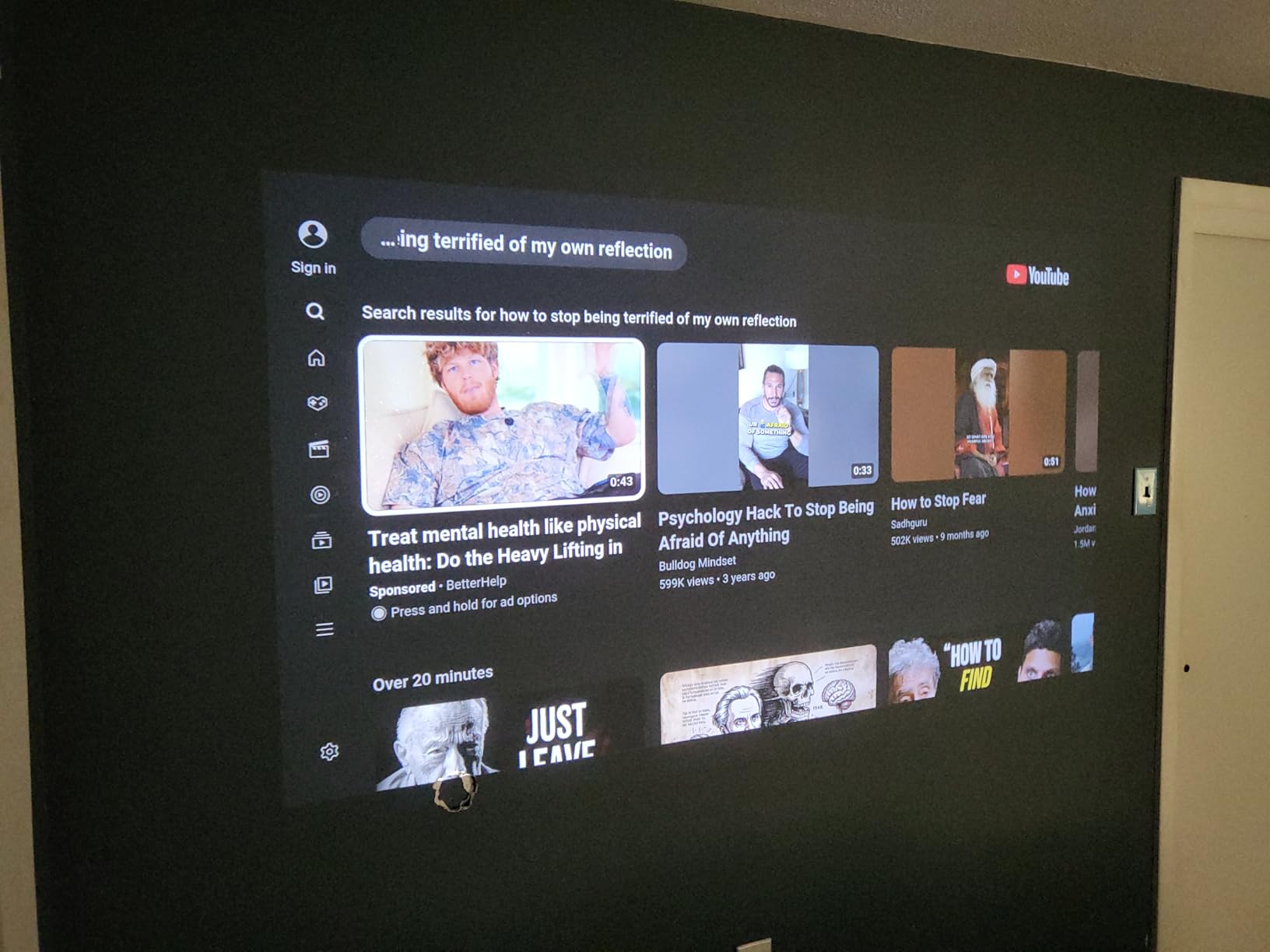 HAPPRUN 3000 ANSI Google TV Projector, 4K HDR, Auto Focus, Dolby Audio, AI Auto Focus, Motion Compensation, Plug & Play customer photo 2