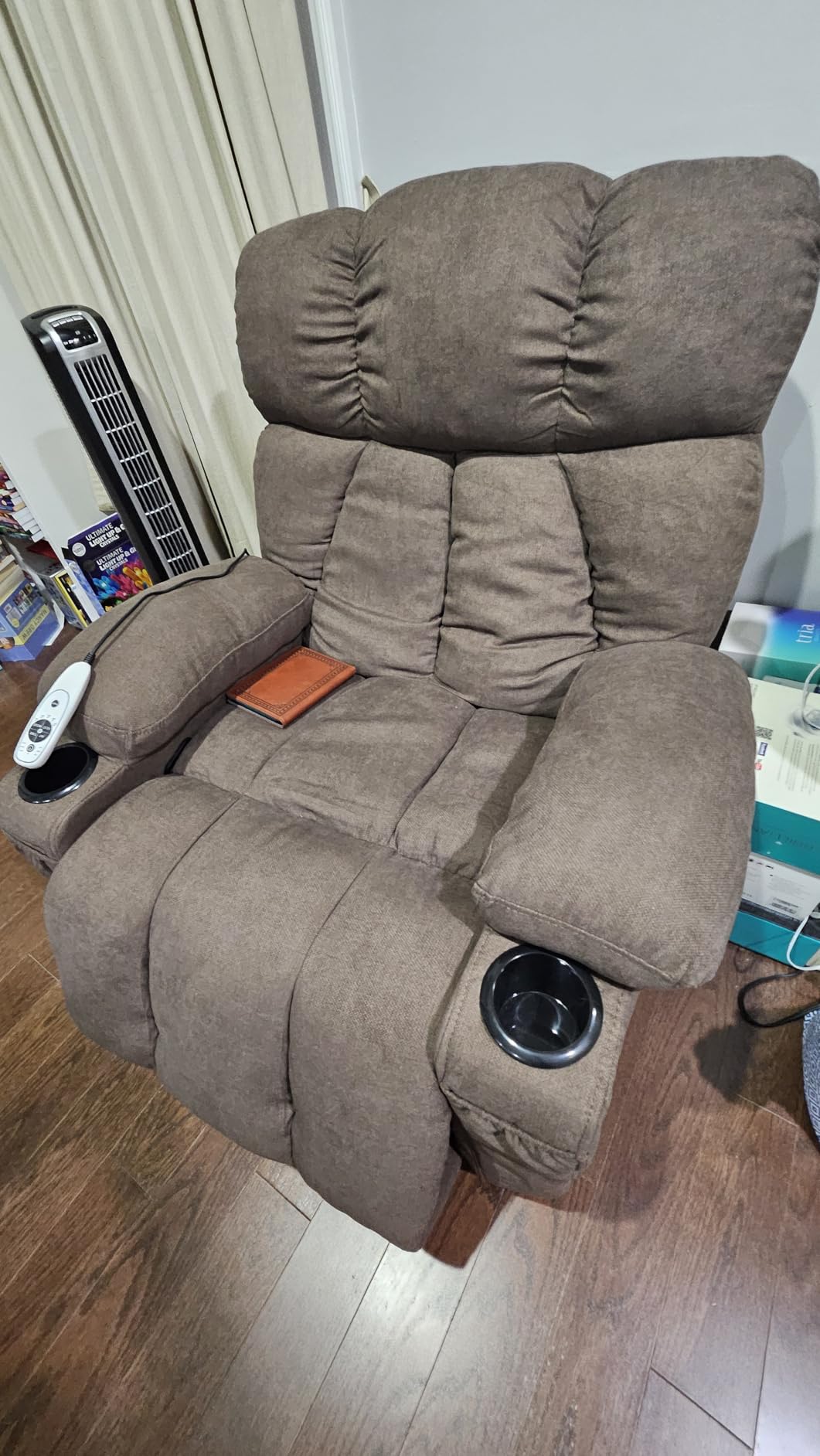 MAHOMICO Power Lift Recliner Chair with Massage and Heat for Elderly | Electric Lift Chair Recliner with USB Charging Port, Lumbar Heating, Side Pocket and Adjustable Comfort for Living Room customer photo 2